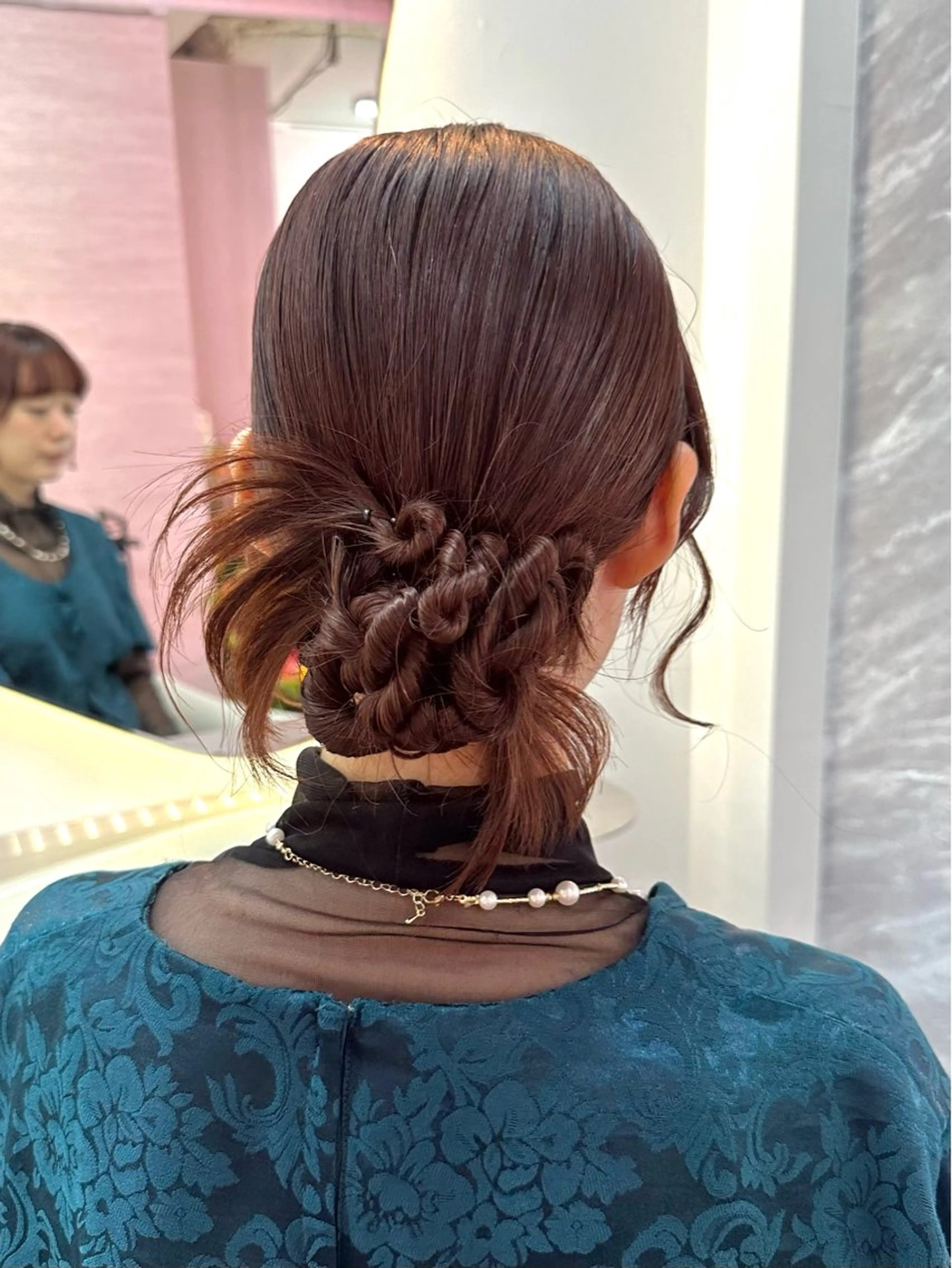 ヘアアレンジ ヘアセット Rio🎀 艶カラー/韓国のヘアスタイル