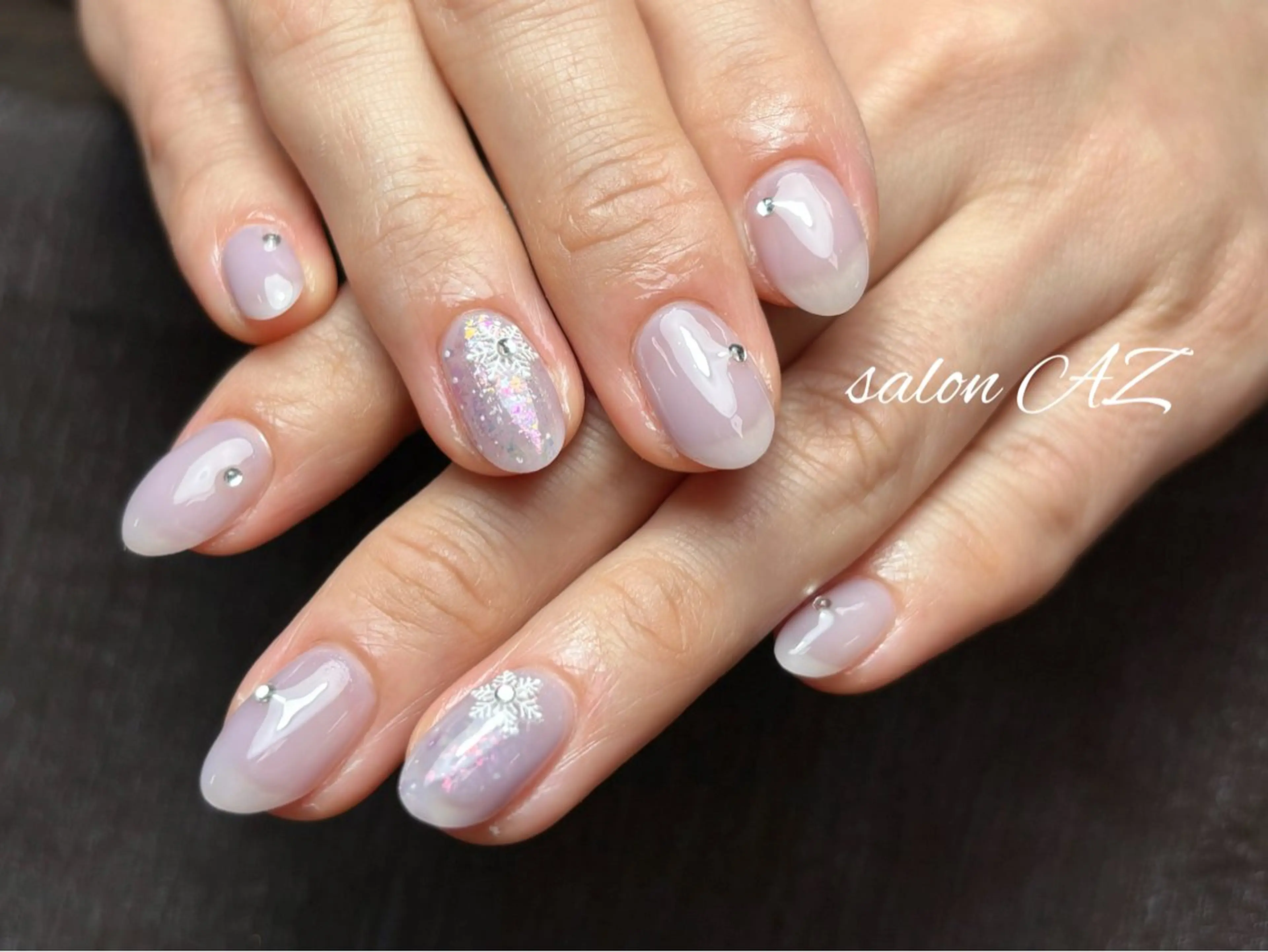 ネイル アートネイル 長さ出し フットネイル フレンチネイル ジェルネイル ハンドネイル salon AZのネイルデザイン