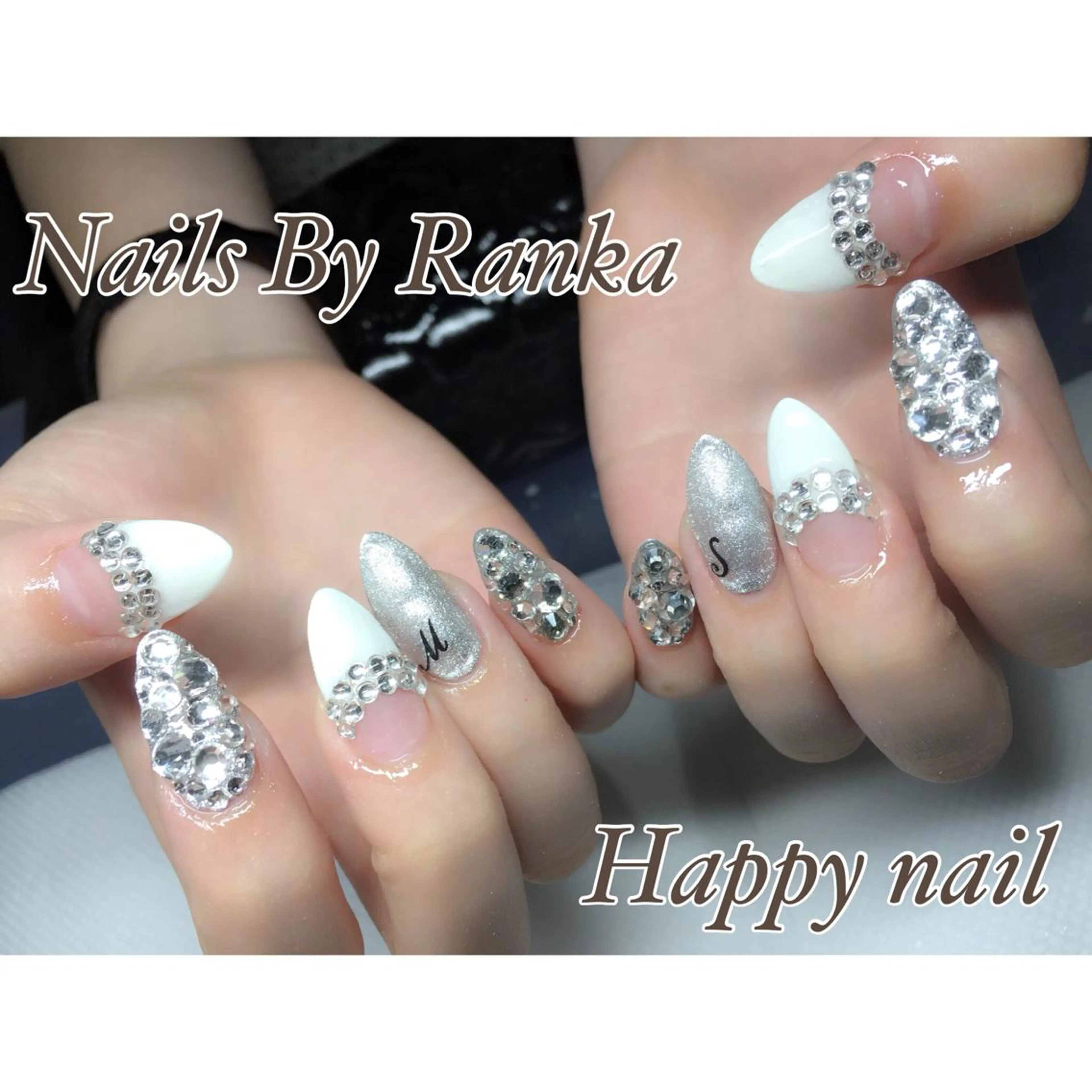 ネイル 長さ出し Happy Nailのネイルデザイン