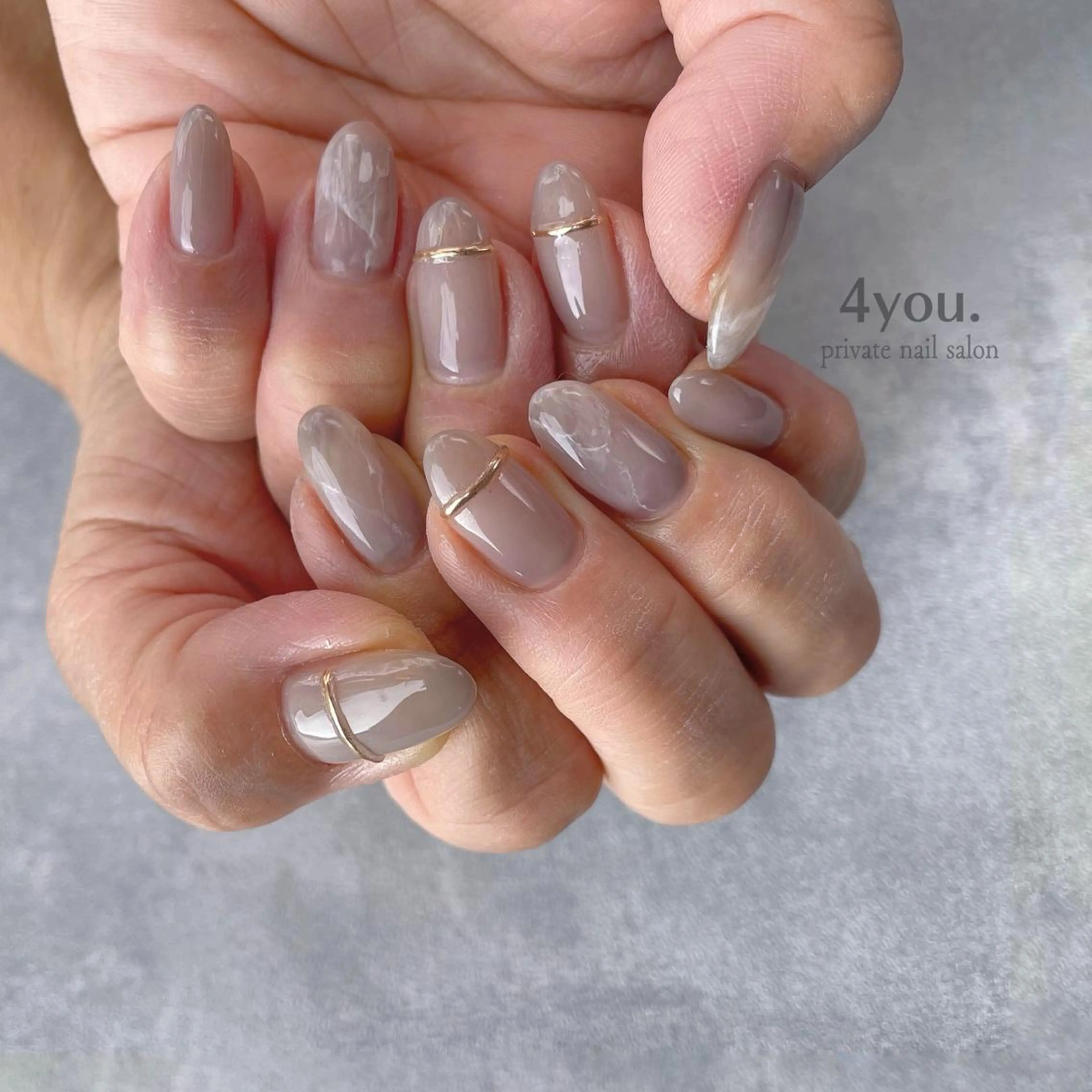 ネイル ハンドネイル nail salon ４ｙｏｕ．のネイルデザイン