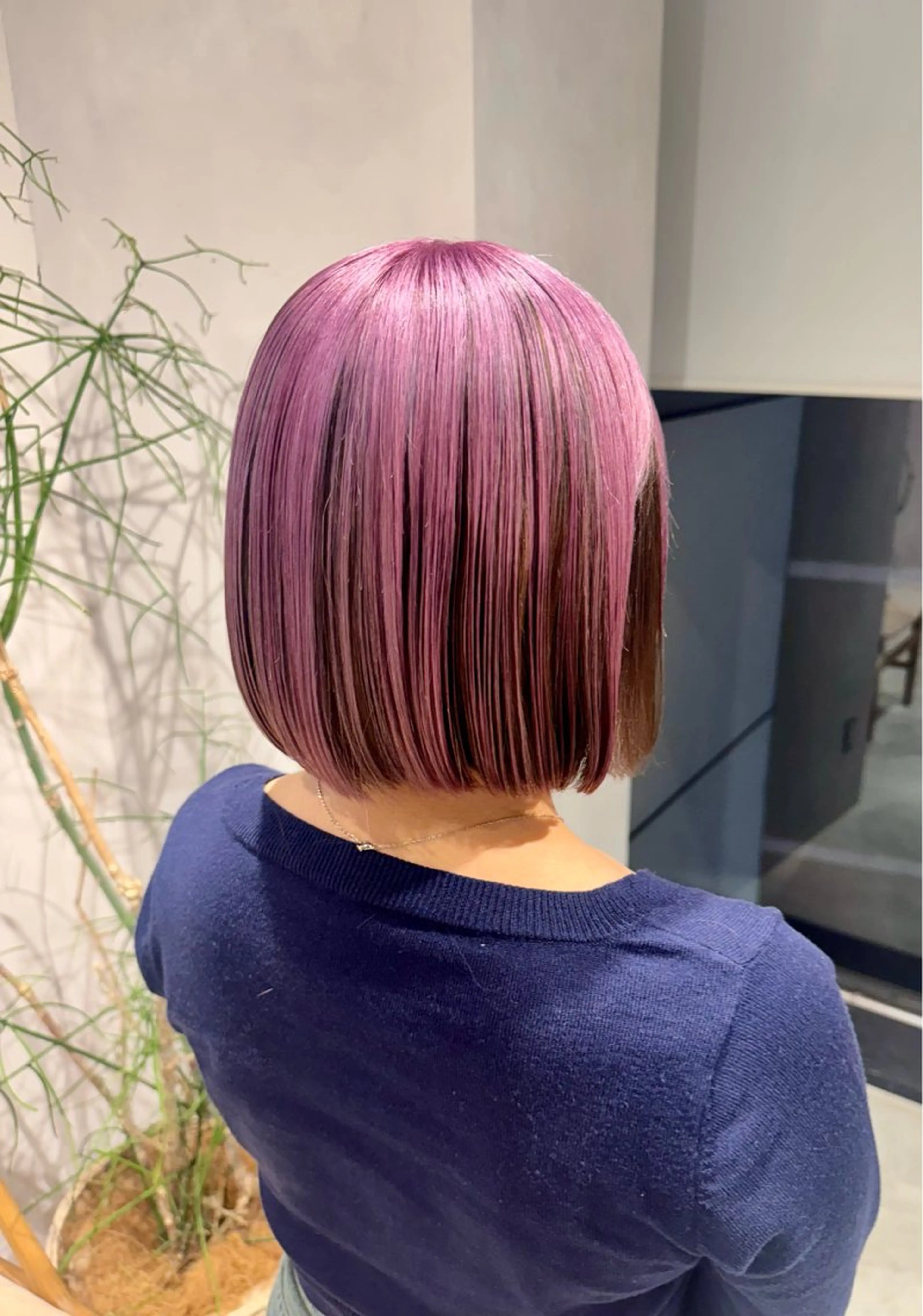 カラー ボブ カット ヘアカラー トリートメント 透明感カラー✨艶髪 制作🌱山根あゆみのヘアスタイル