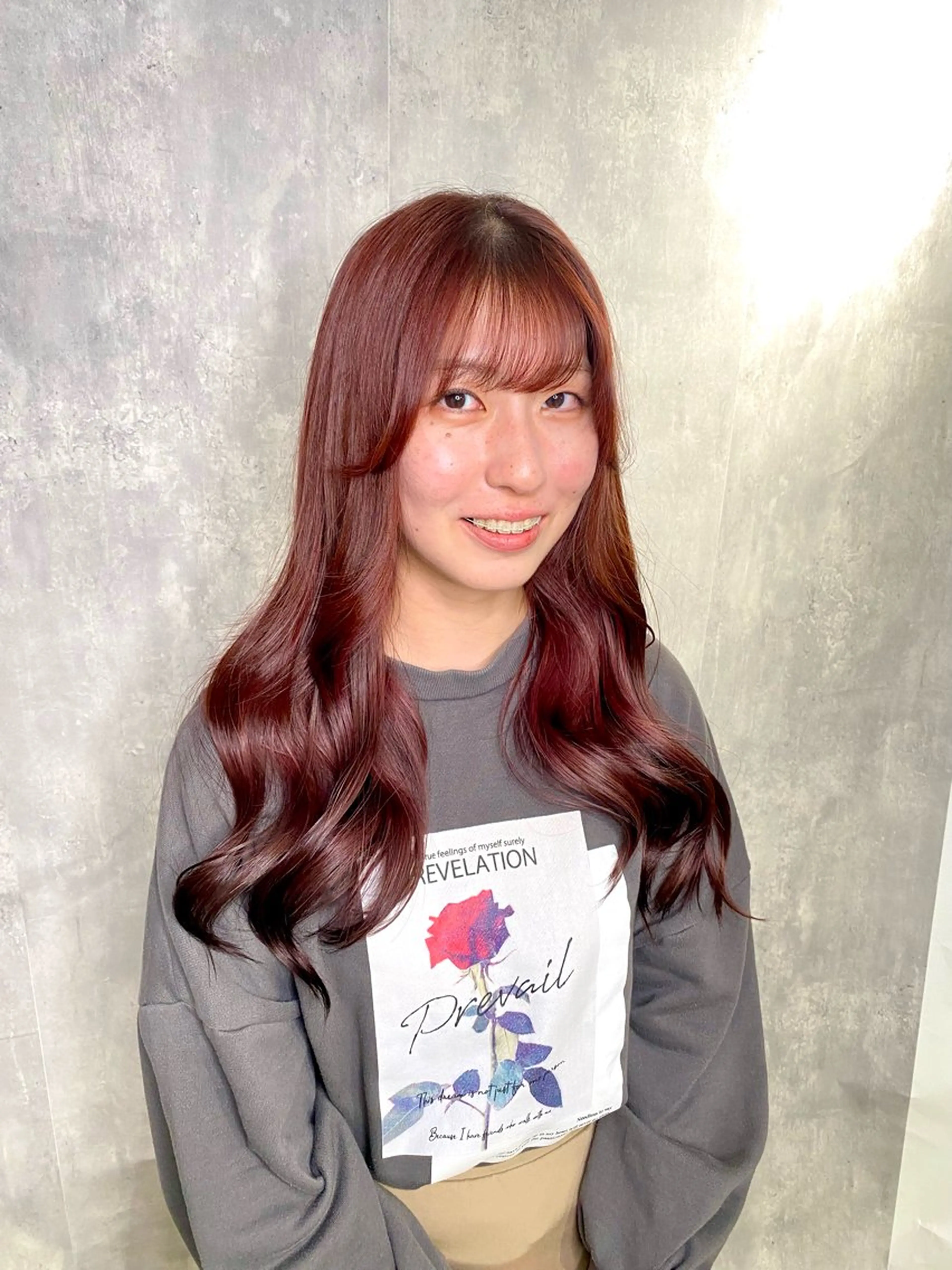 カラー ヘアカラー トリートメント ヘッドスパ 💫miyu💫デザ インカラー/アレンジのヘアスタイル