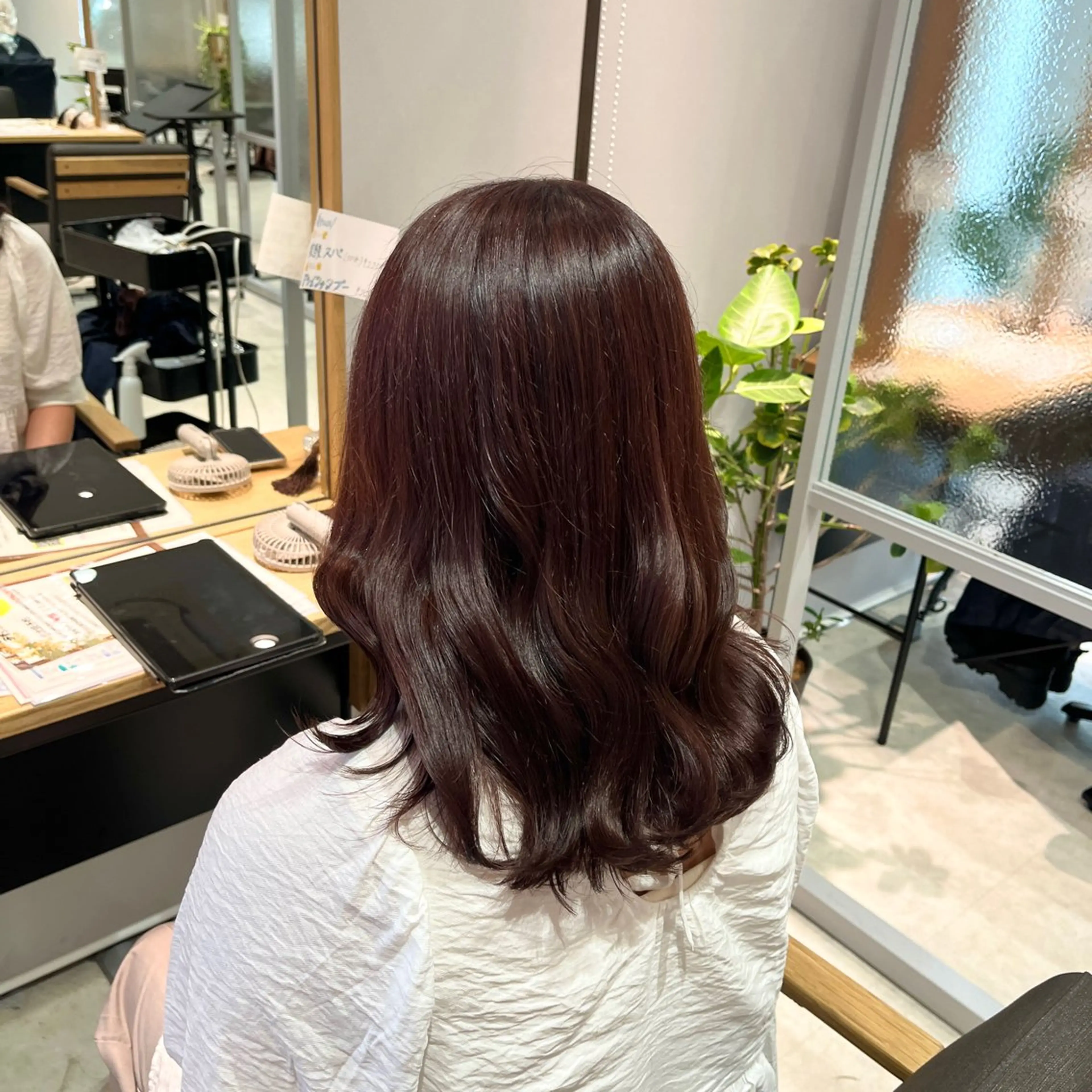 セミロング カラー カット ヘアカラー トリートメント BASSA立川🌱 Bitouのヘアスタイル