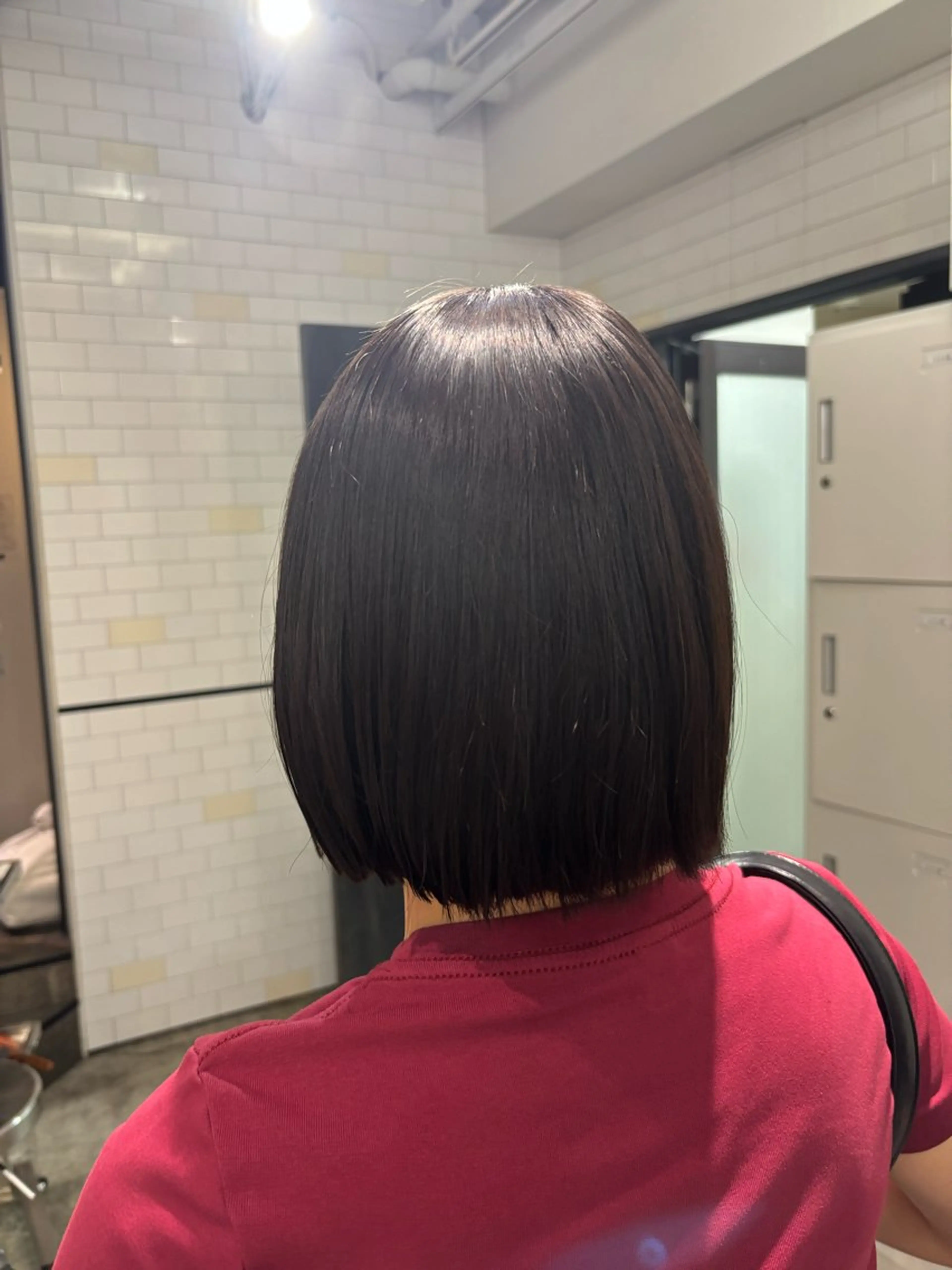 ミディアム ALBUM Academy成田楓のヘアスタイル