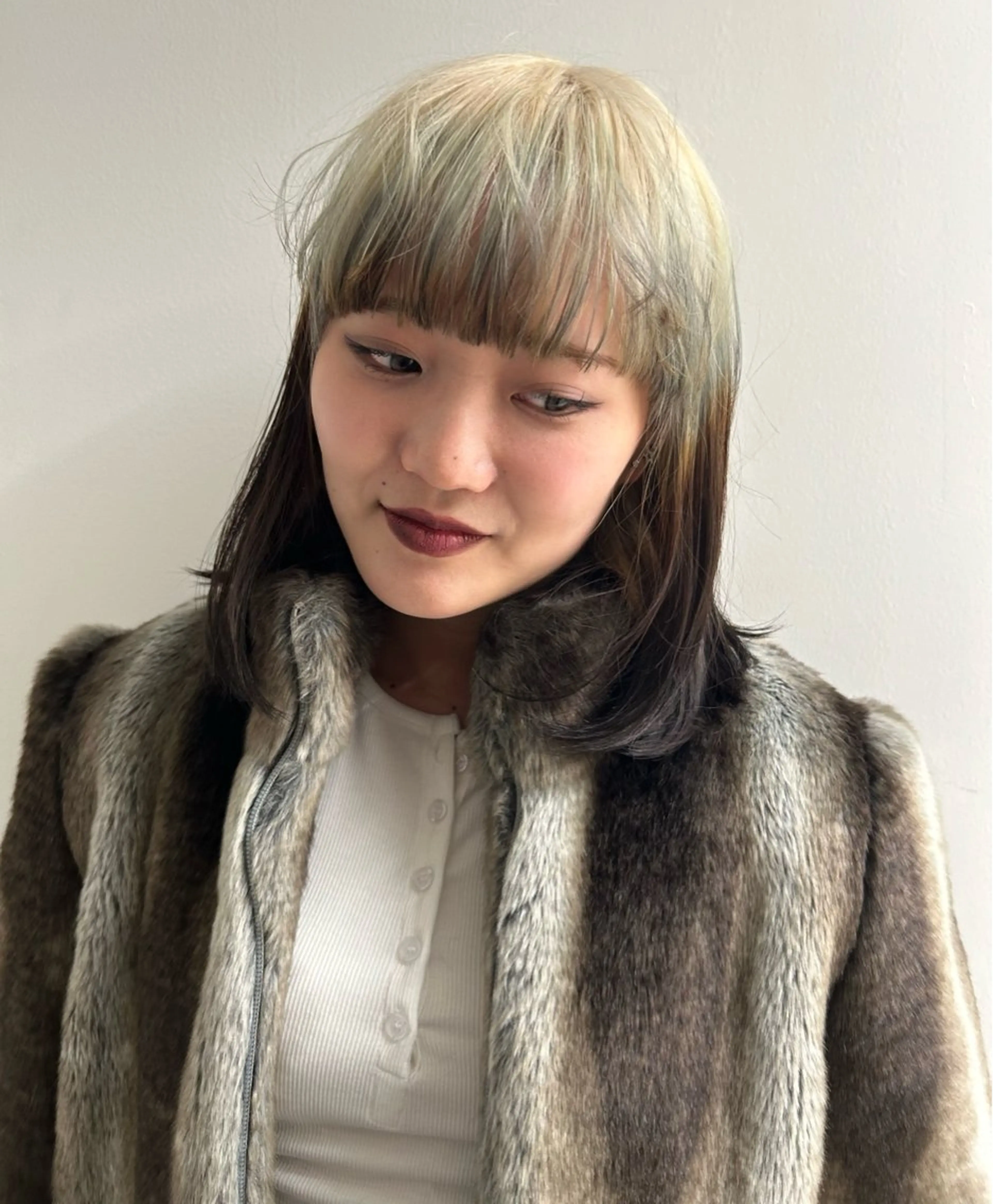 ミディアム カラー ヘアカラー トリートメント ケアパーマ/ブリーチ daisukeのヘアスタイル