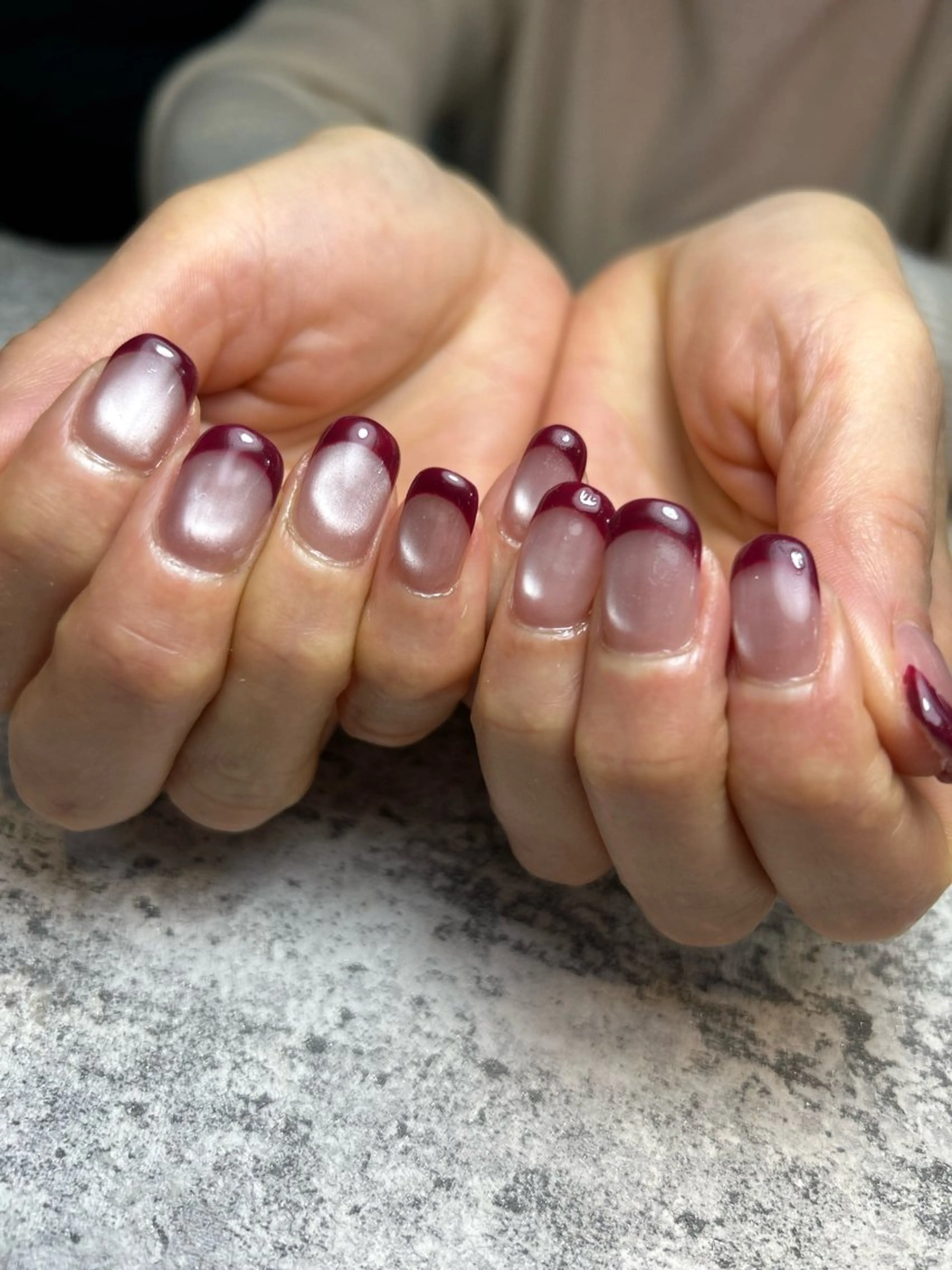 ネイル フレンチネイル ネイルサロンmuumii所属・東十条muumii ネイルまつ毛のネイルデザイン