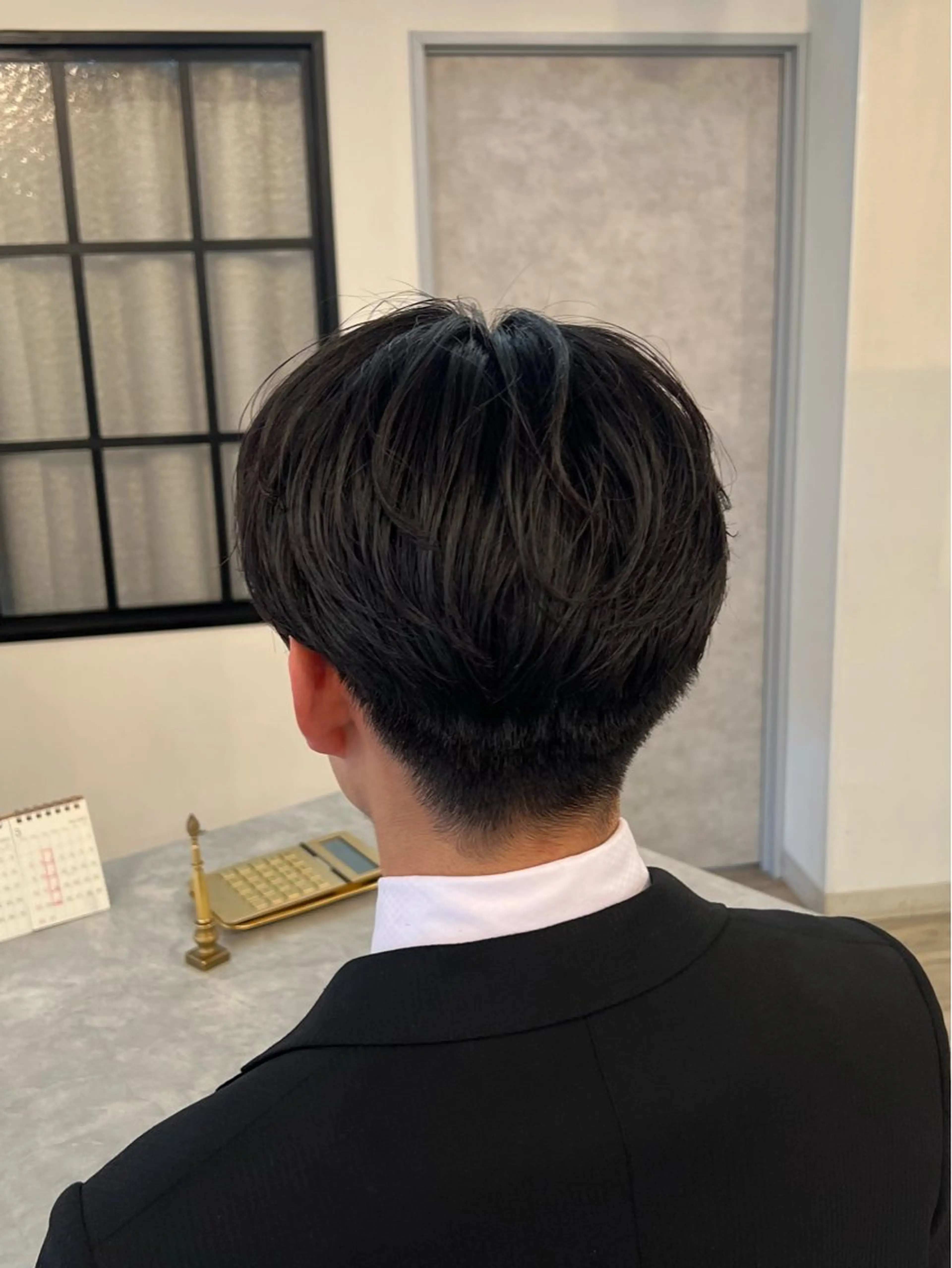 メンズ センターパート ヘアセット 似合わせカット💙 いぐち しょうた💙のヘアスタイル