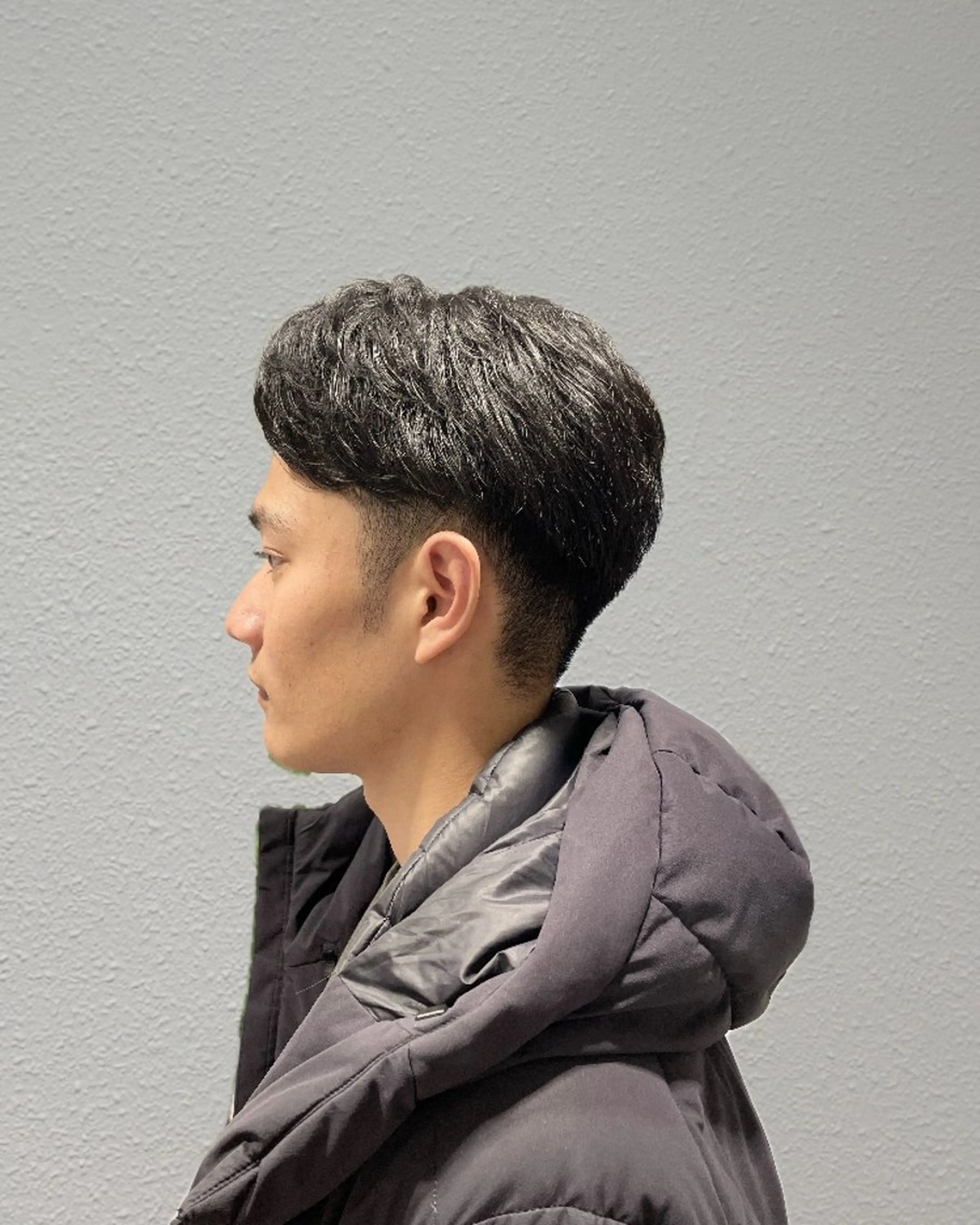 メンズ アップバング メンズ就活ヘア 刈り上げ カット 🫧men's 相模大野🫧兼子　昇のヘアスタイル
