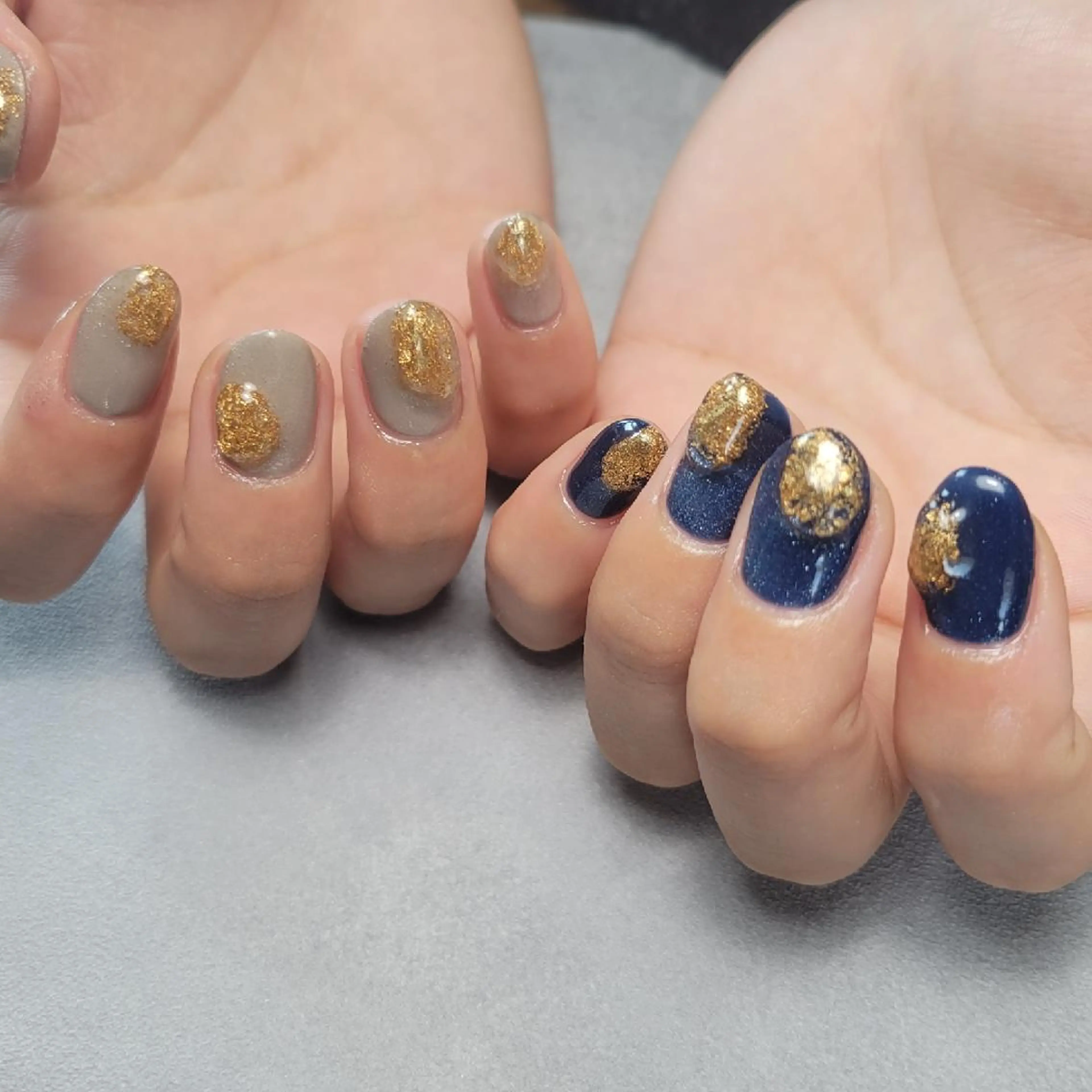 ネイル ニュアンスネイル MU5-nail 金山ネイルサロンのネイルデザイン