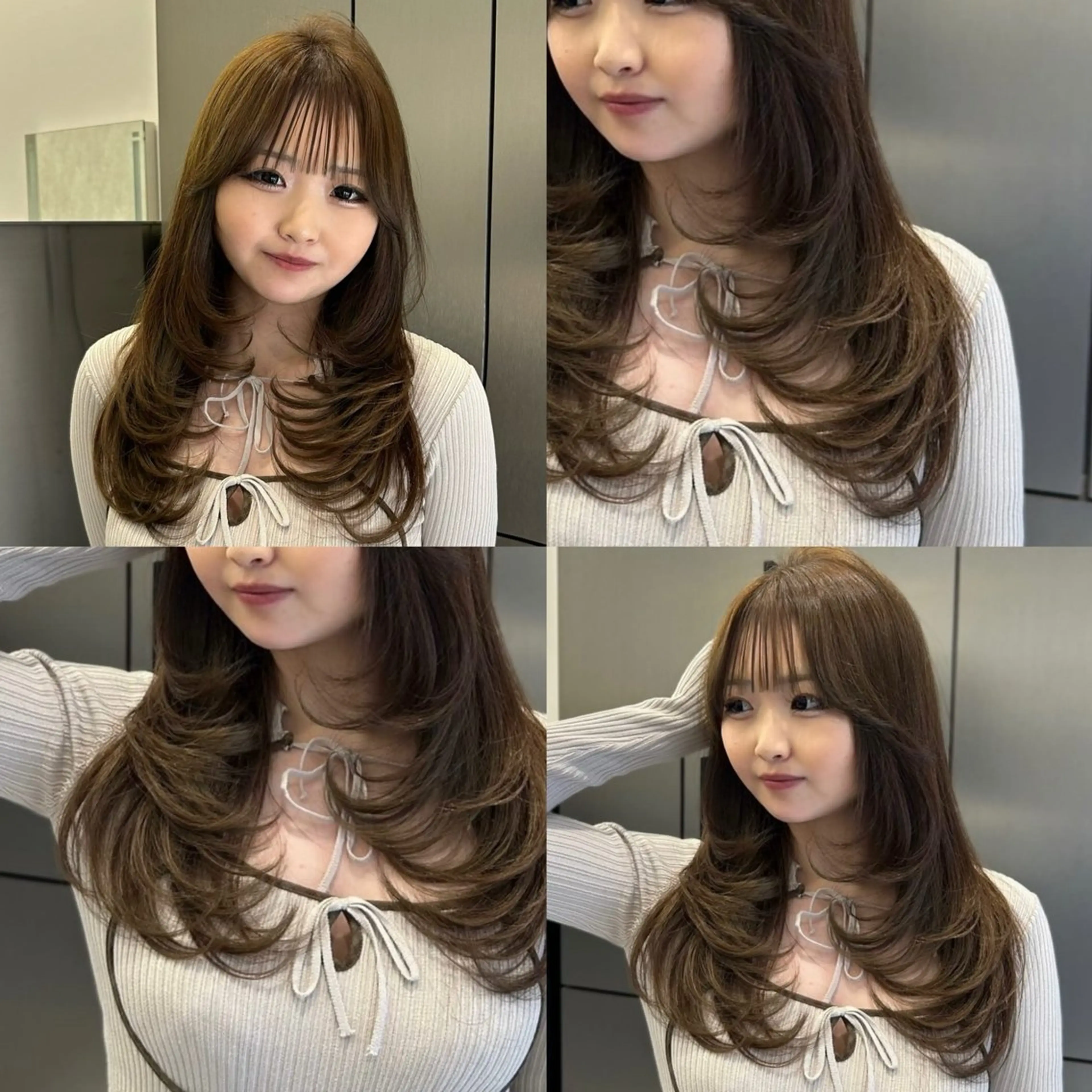 ロング レイヤーカット 大人レイヤー/艶髪 🇺🇸TOMONAのヘアスタイル