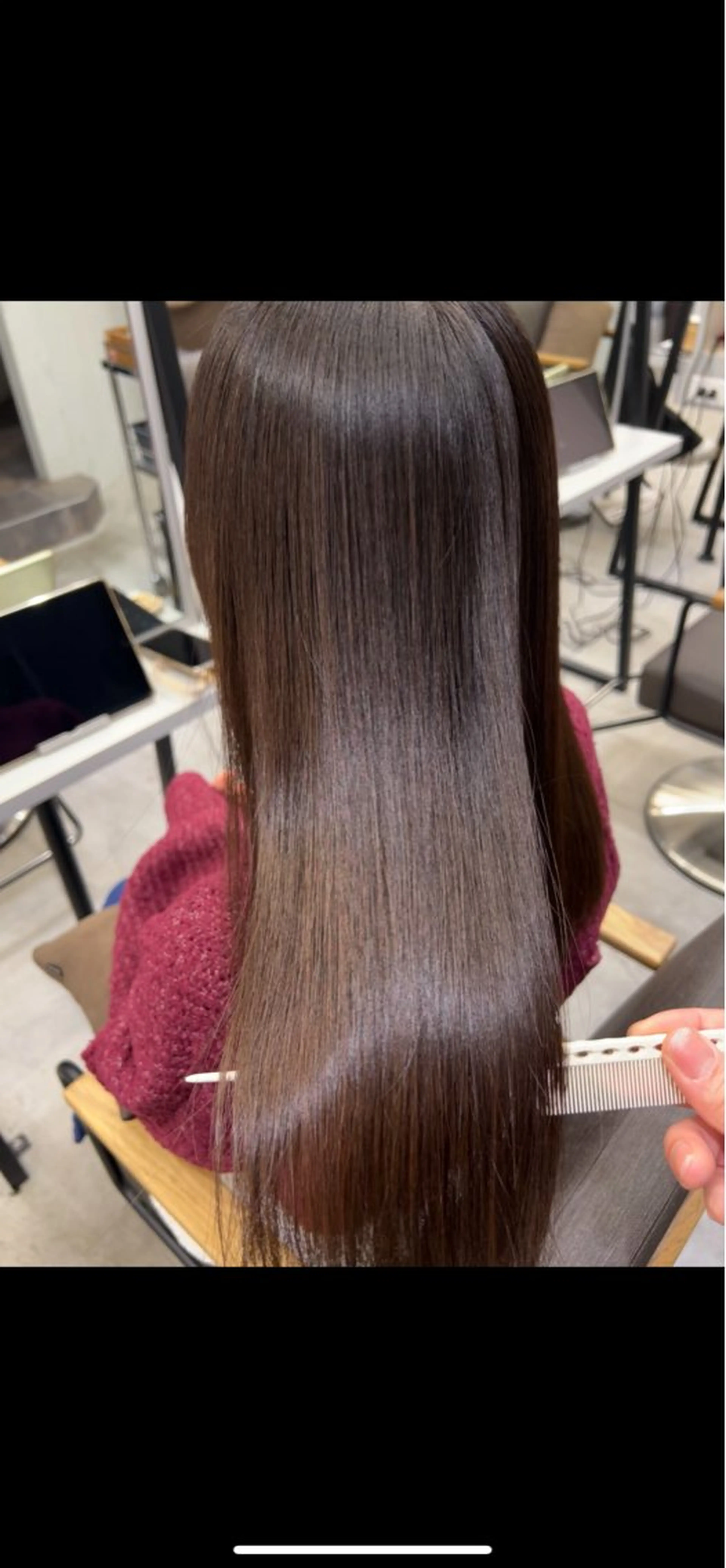 ロング 縮毛矯正 トリートメント ✨毛髪診断で絶対綺麗 ✨美髪艶髪専門✨高浪のヘアスタイル