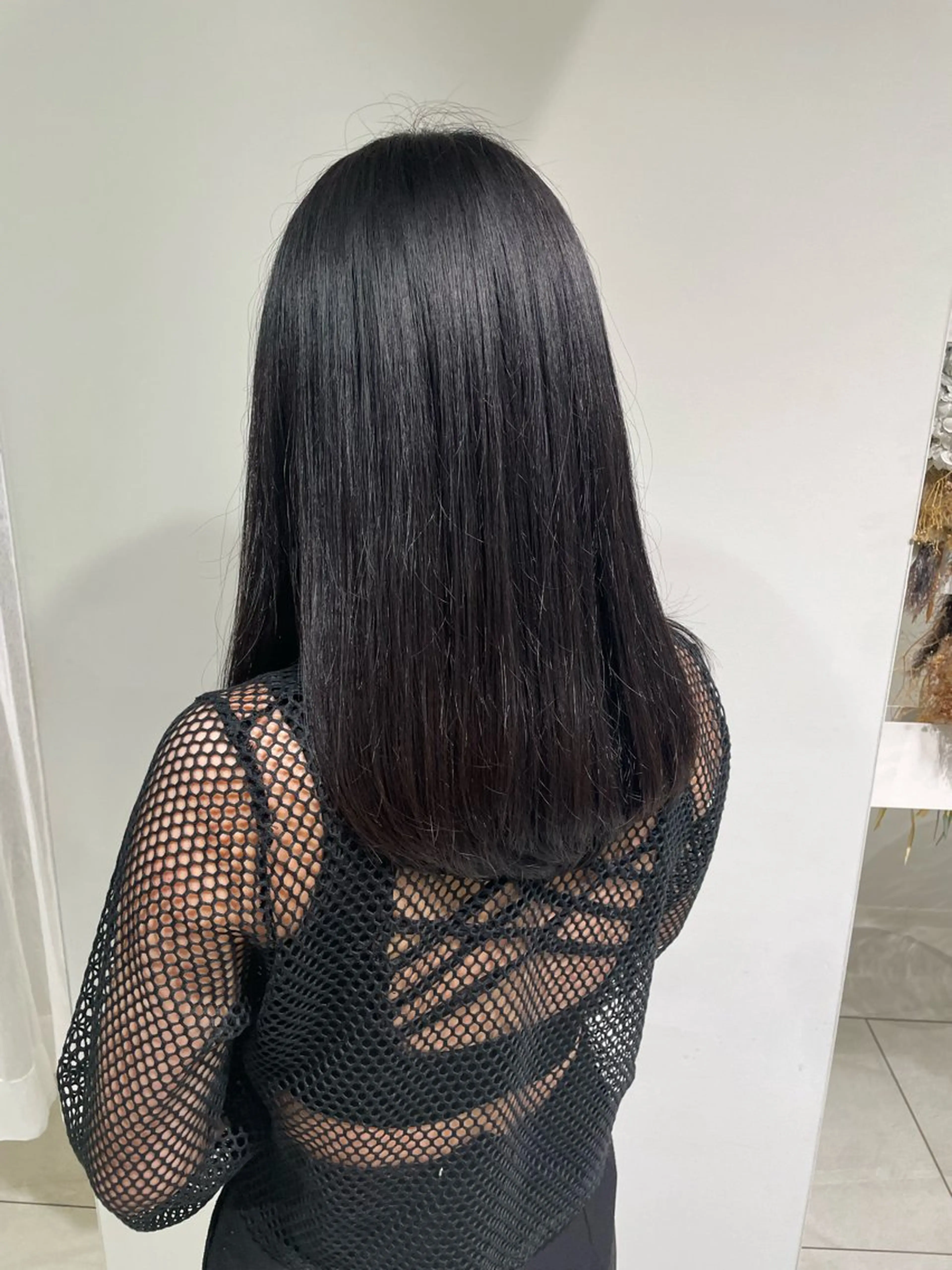 セミロング Hair salon　Sui所属・コテ巻き風パーマ 暖色カラー/伊藤菜月のヘアスタイル