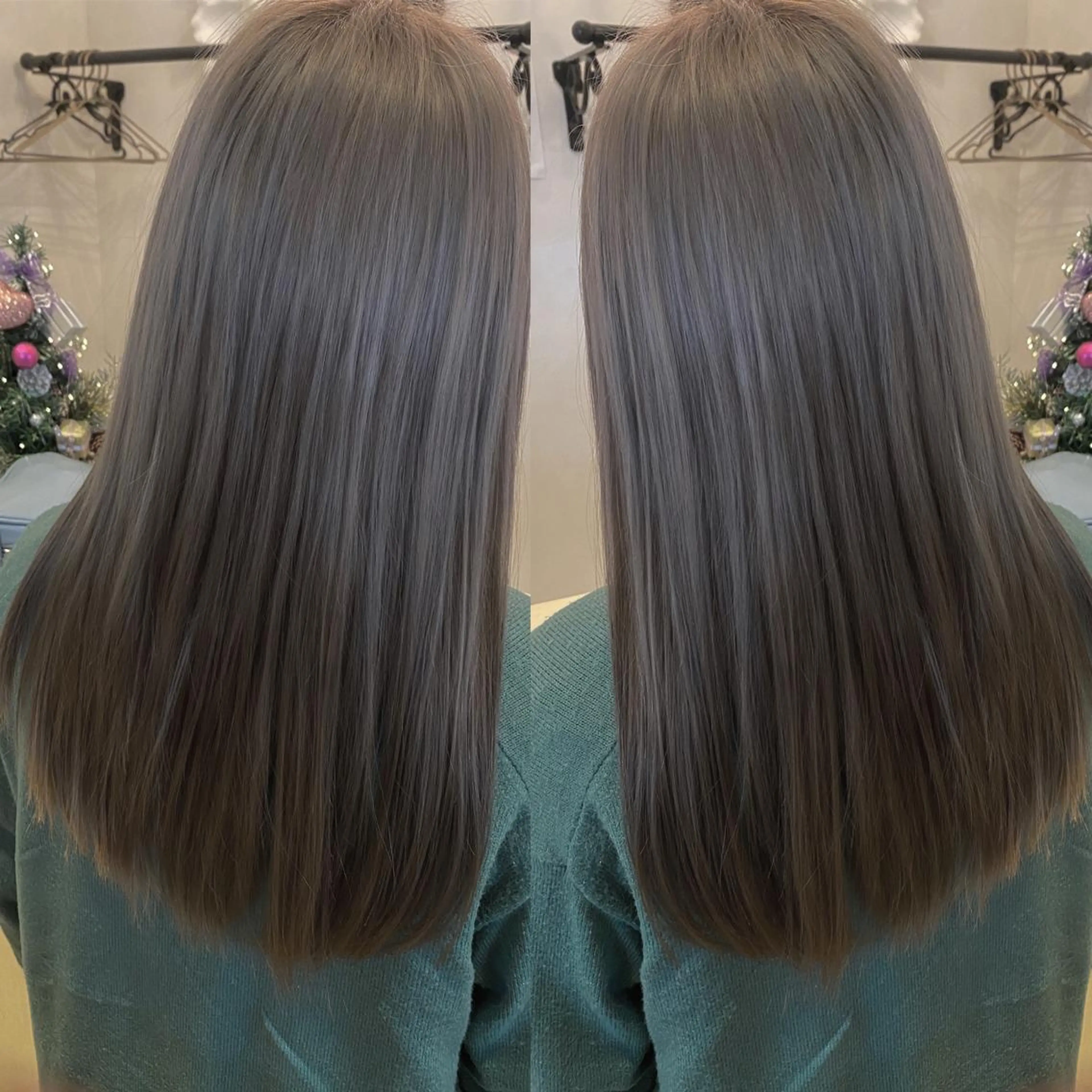 ミディアム カラー イルミナカラー カット ヘアカラー grand juteのヘアスタイル