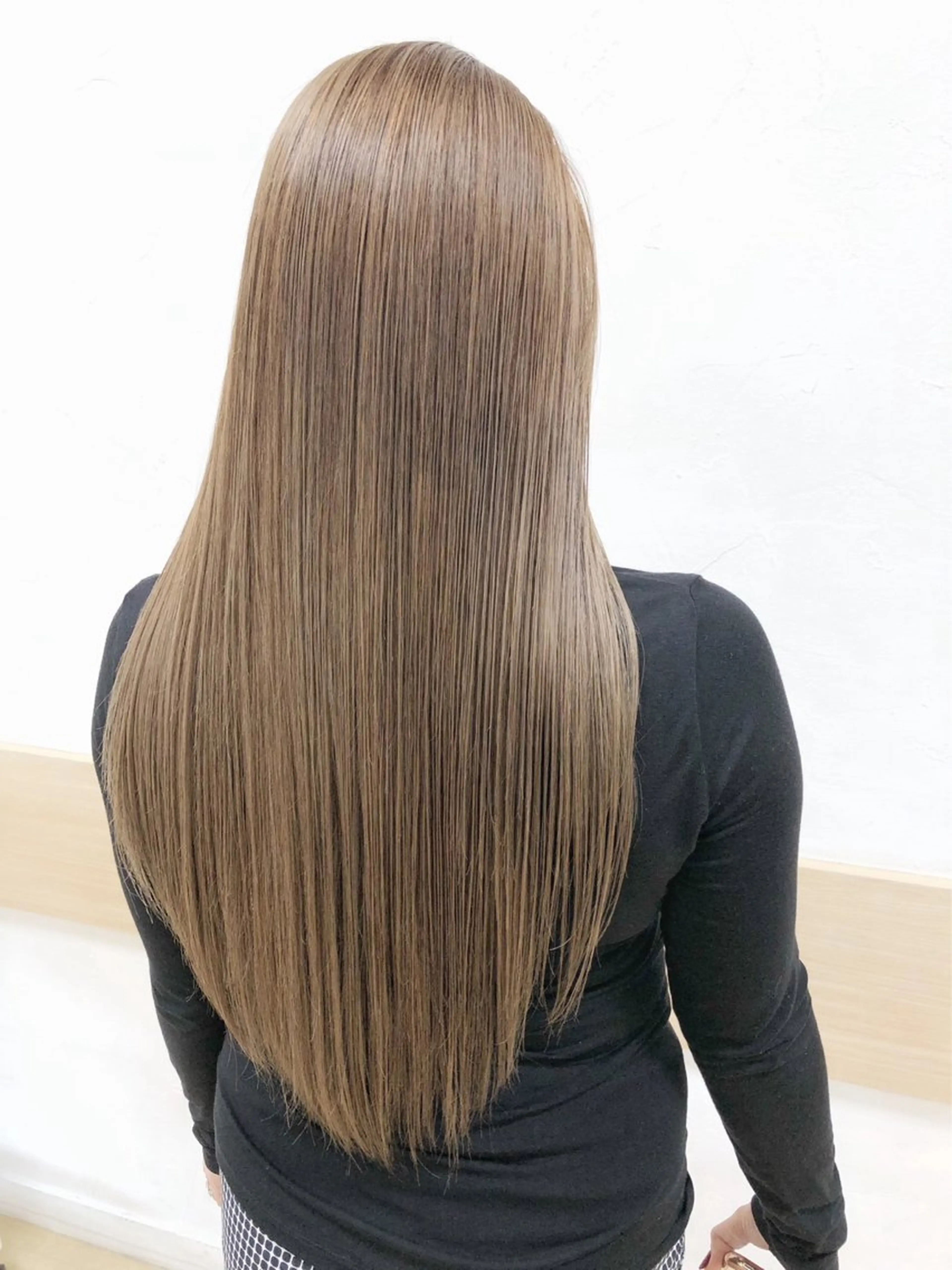 ロング カット 縮毛矯正 トリートメント 阪口 雄佑のヘアスタイル