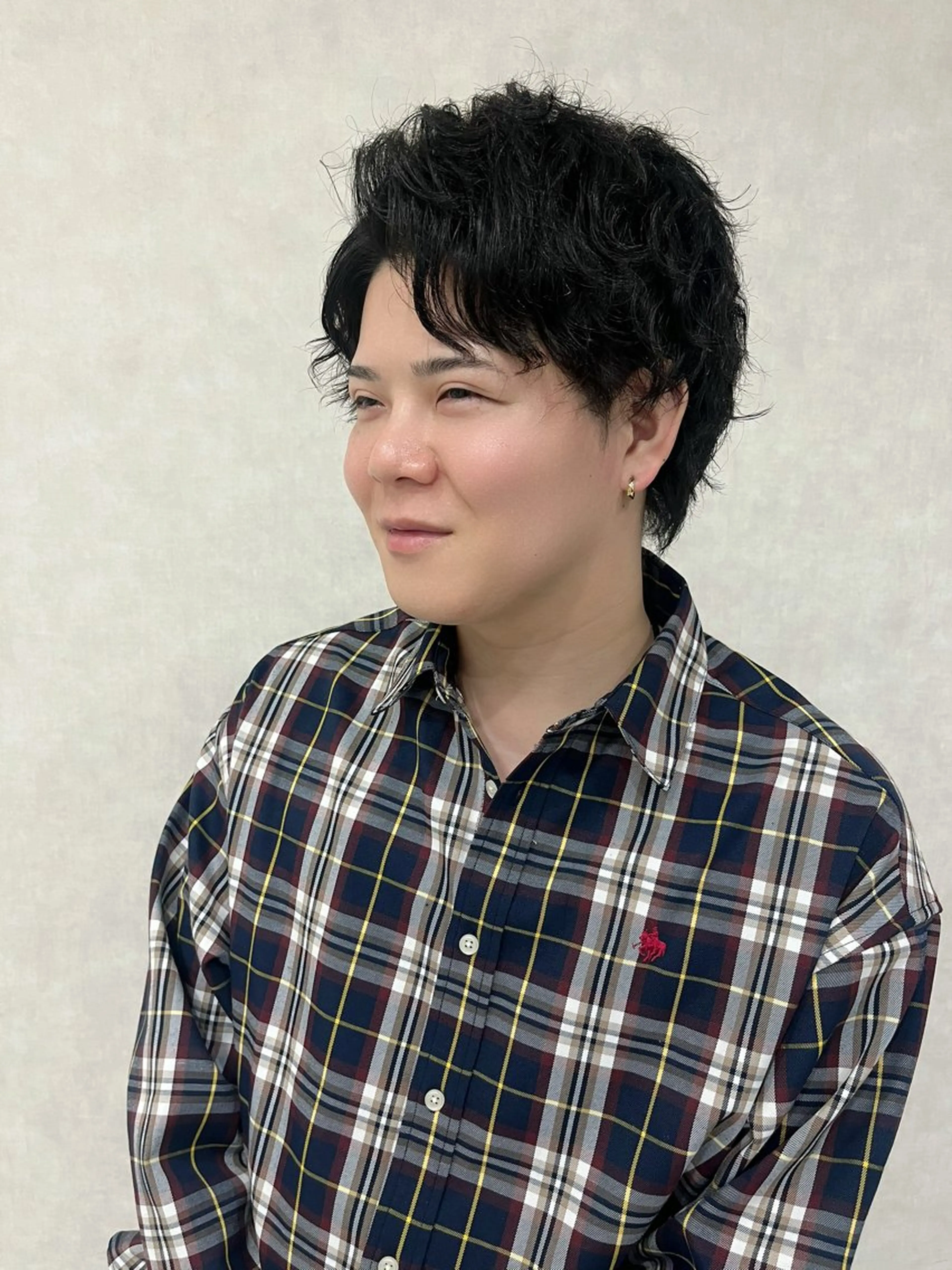 メンズ メンズパーマ ROEN ryokaのヘアスタイル