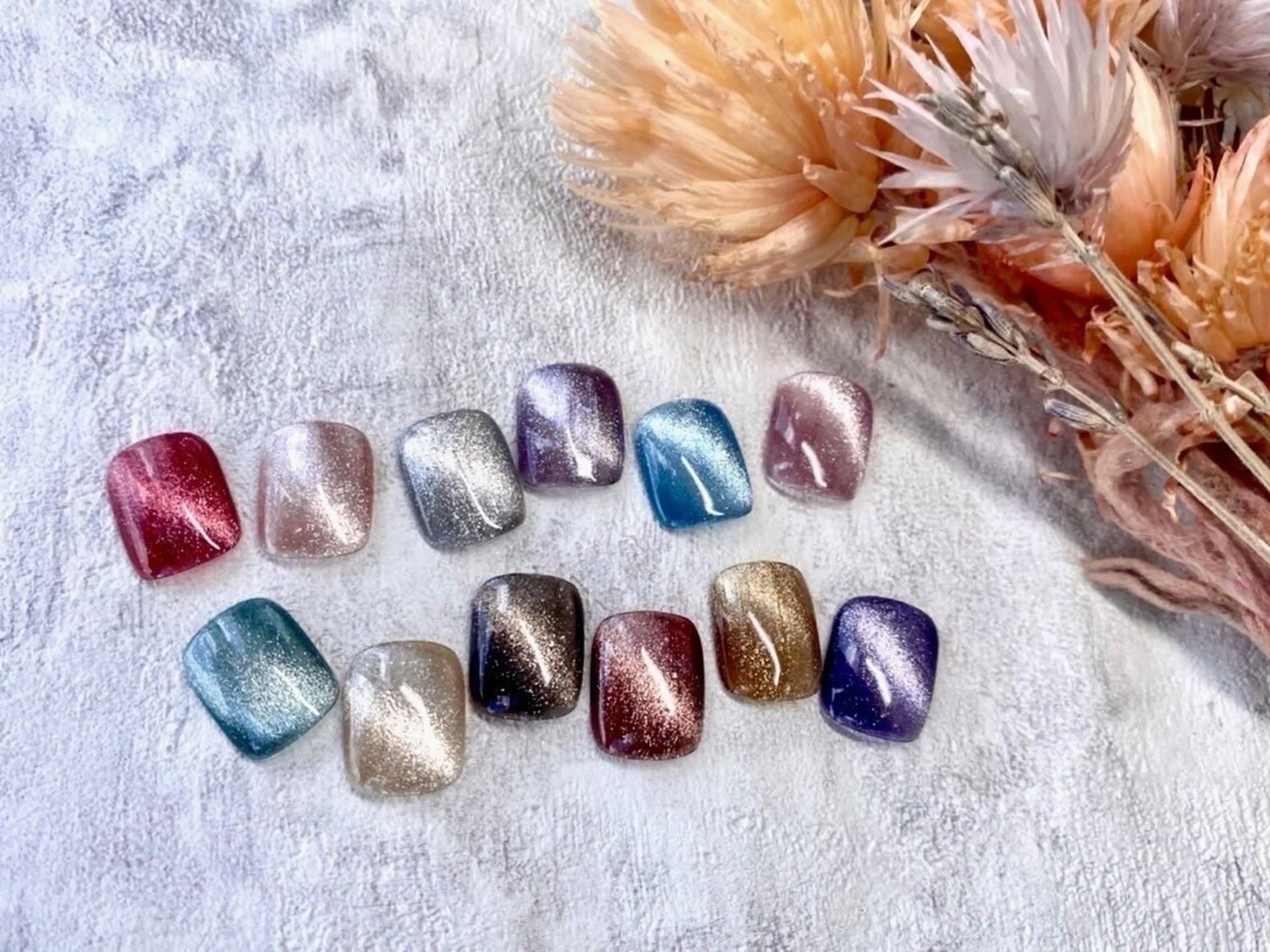 ネイル マグネットネイル ハンドネイル ハンドケア 🎀 peTiT Rino 🎀のネイルデザイン