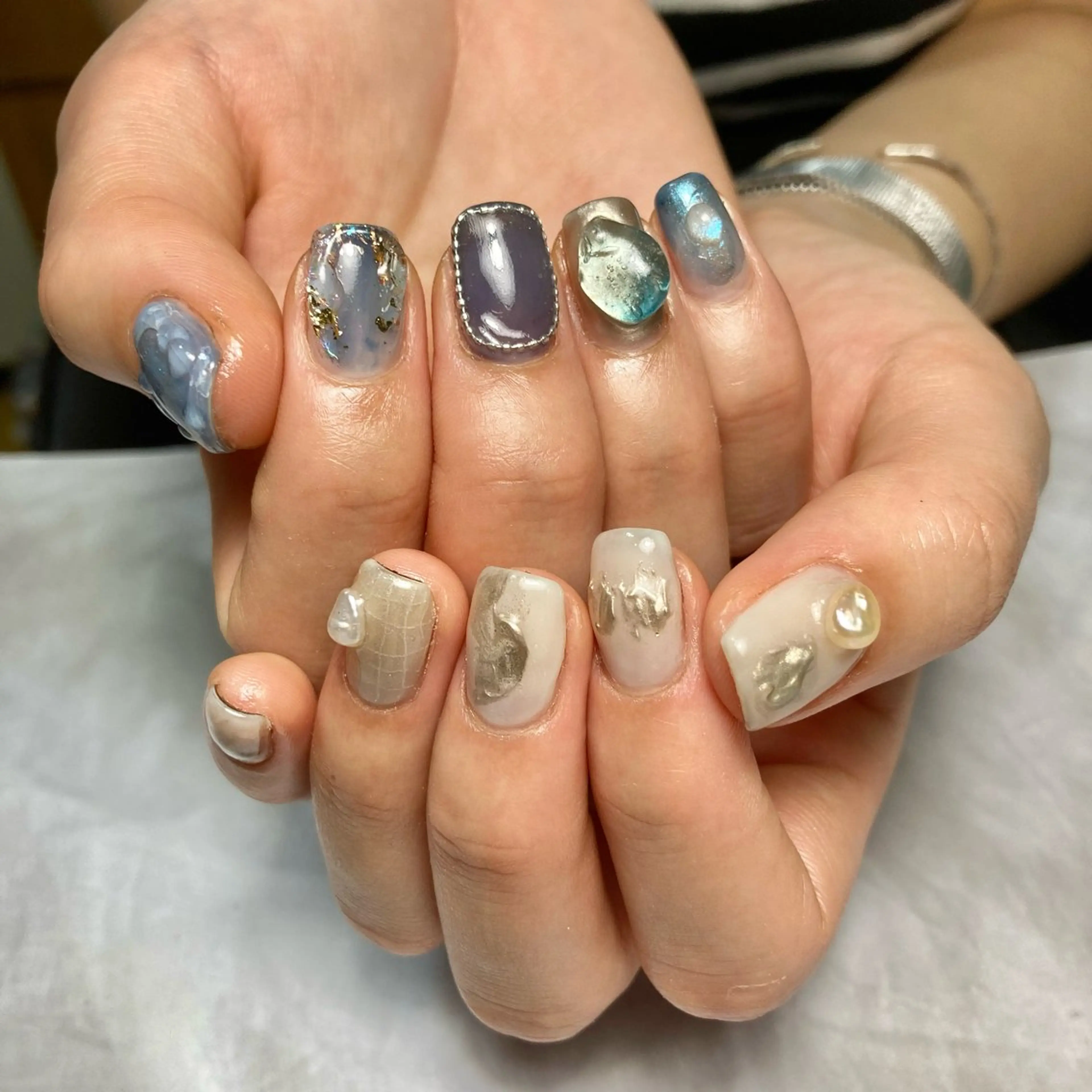 ネイル ハンドネイル seaweed nailのネイルデザイン