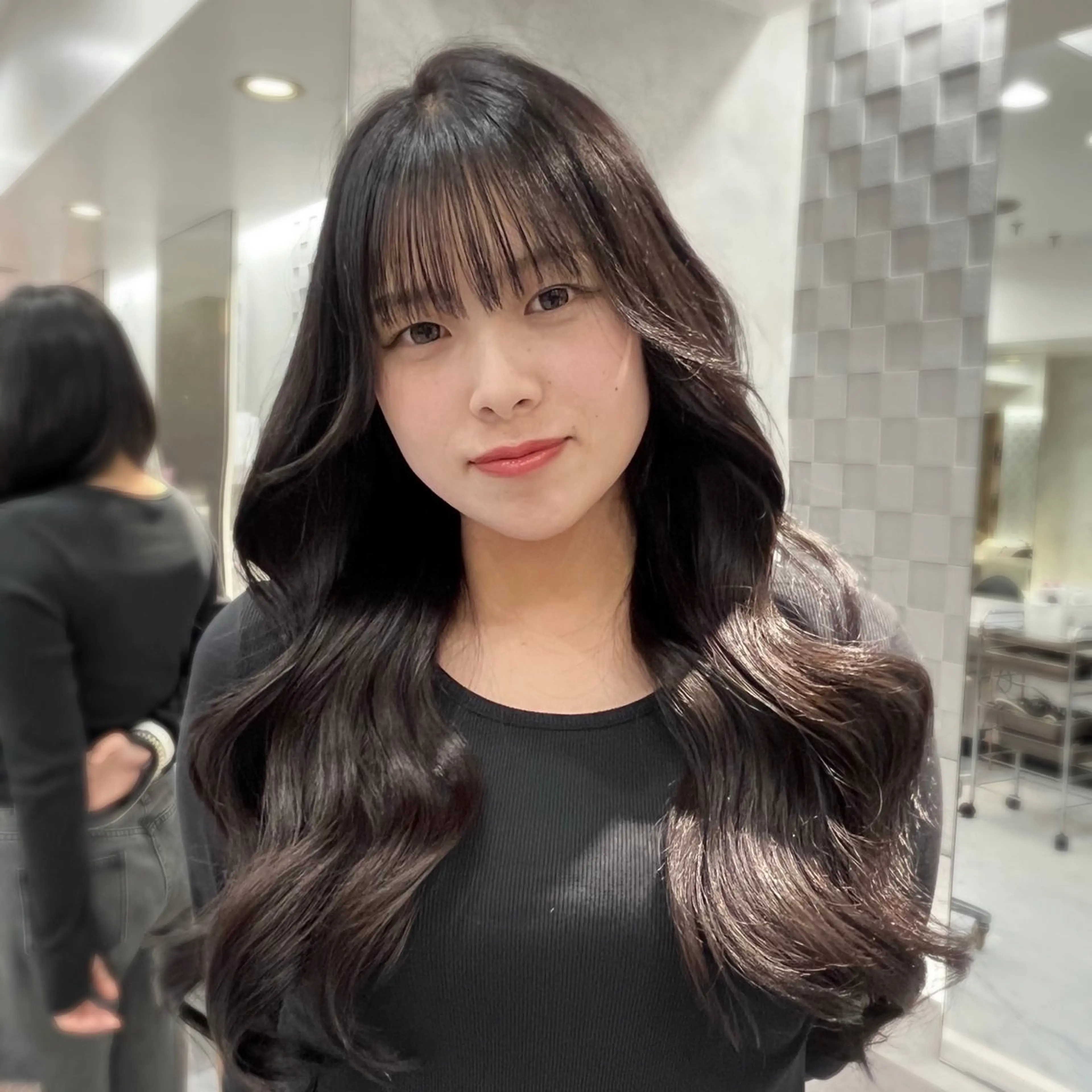 ロング カット ヘアカラー トリートメント XENA RENA 名駅 / 艶カラーのヘアスタイル