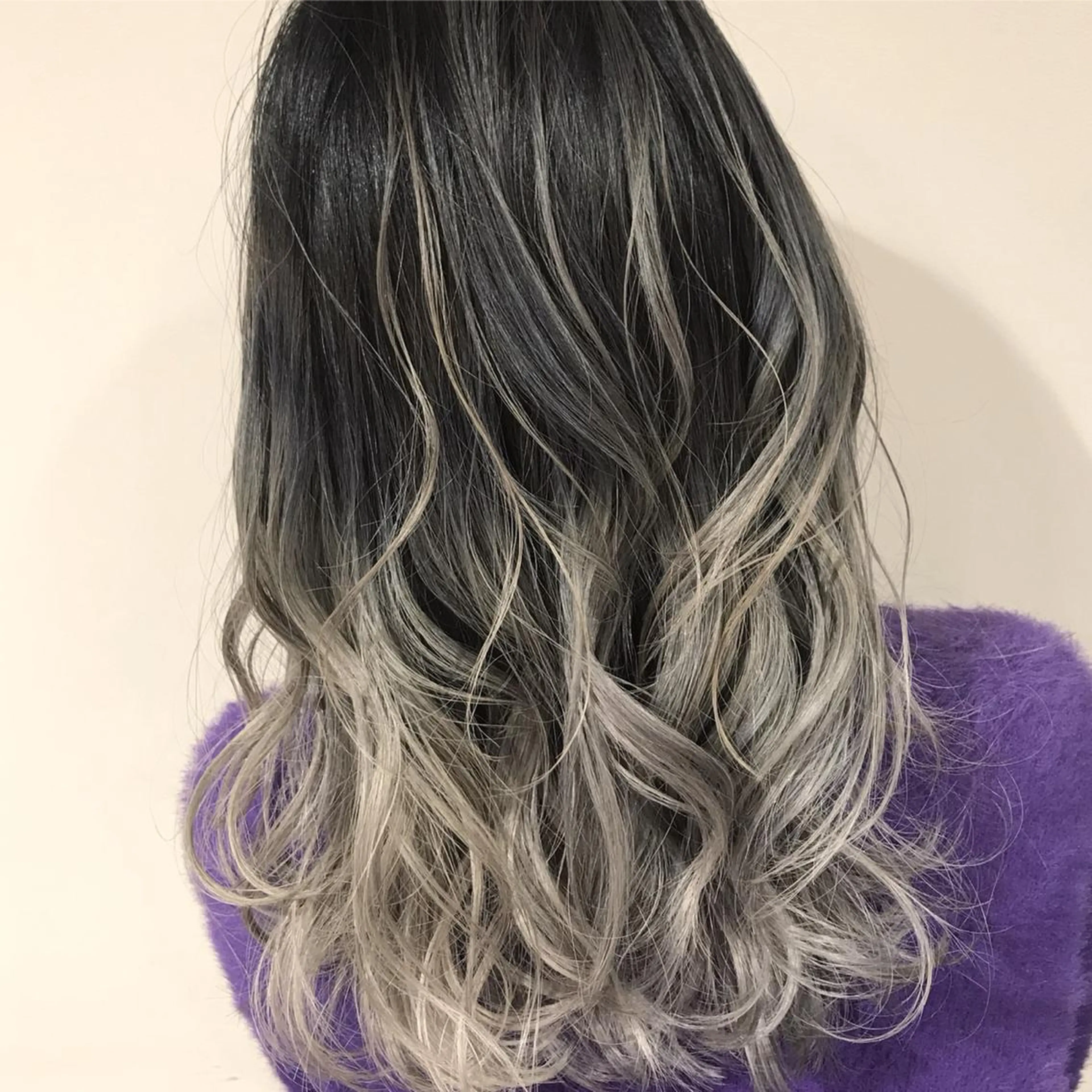 ミディアム カラー ブリーチなしダブルカ ラー／髪質改善カラーのヘアスタイル
