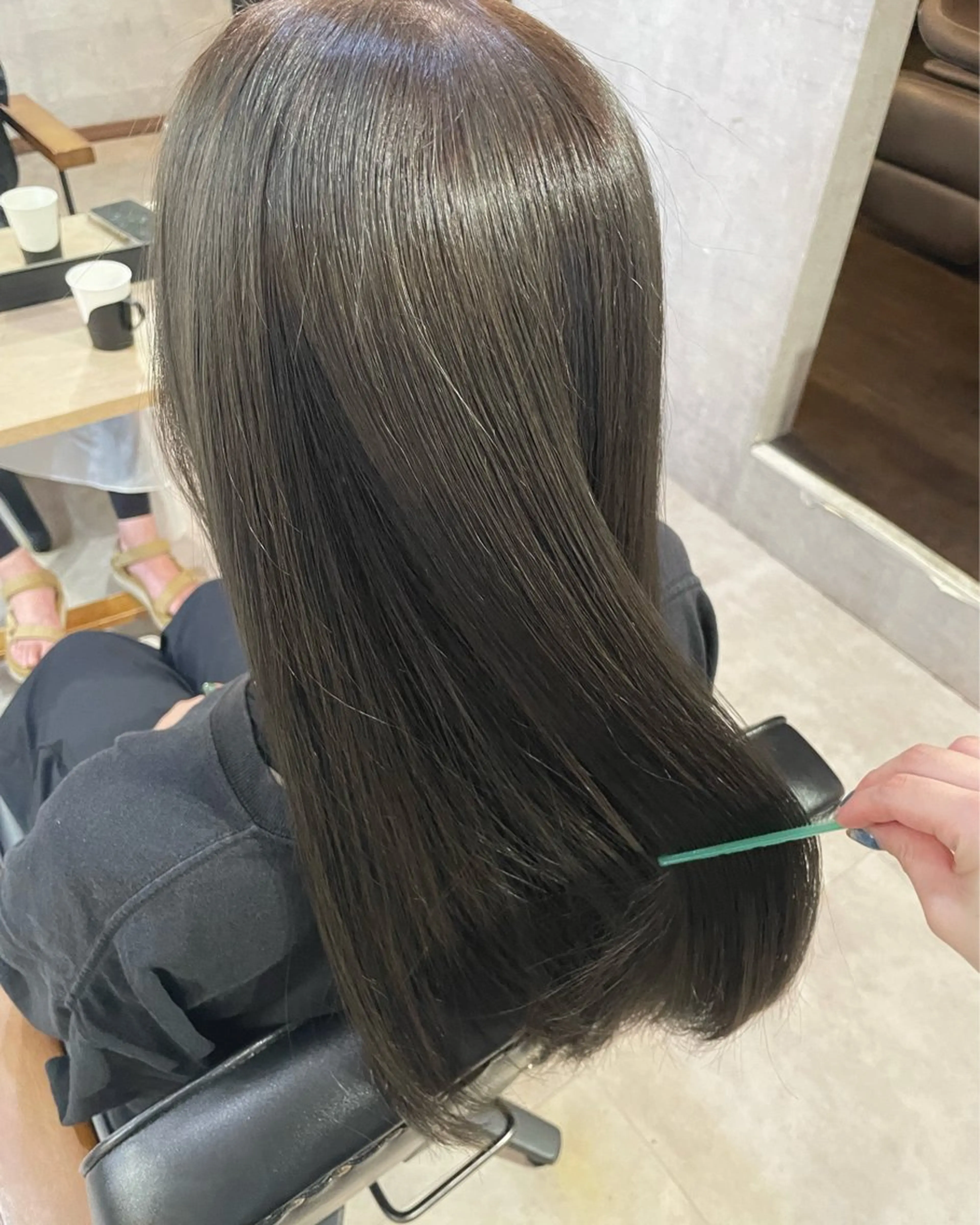 ロング カラー 髪質改善 トリートメント 〘 ROSSO〙 yunonのヘアスタイル