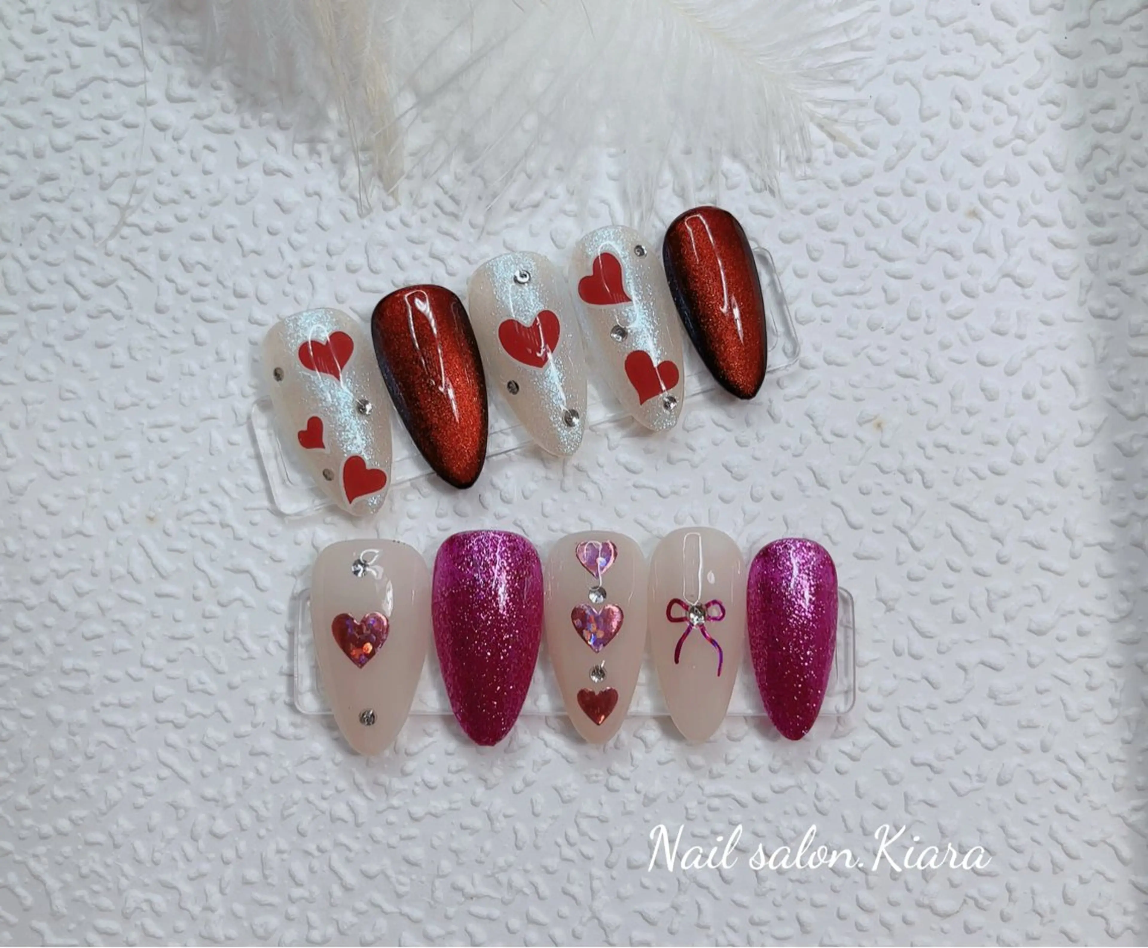 ネイル バレンタイン 🍭Kiara Nail🍭のネイルデザイン