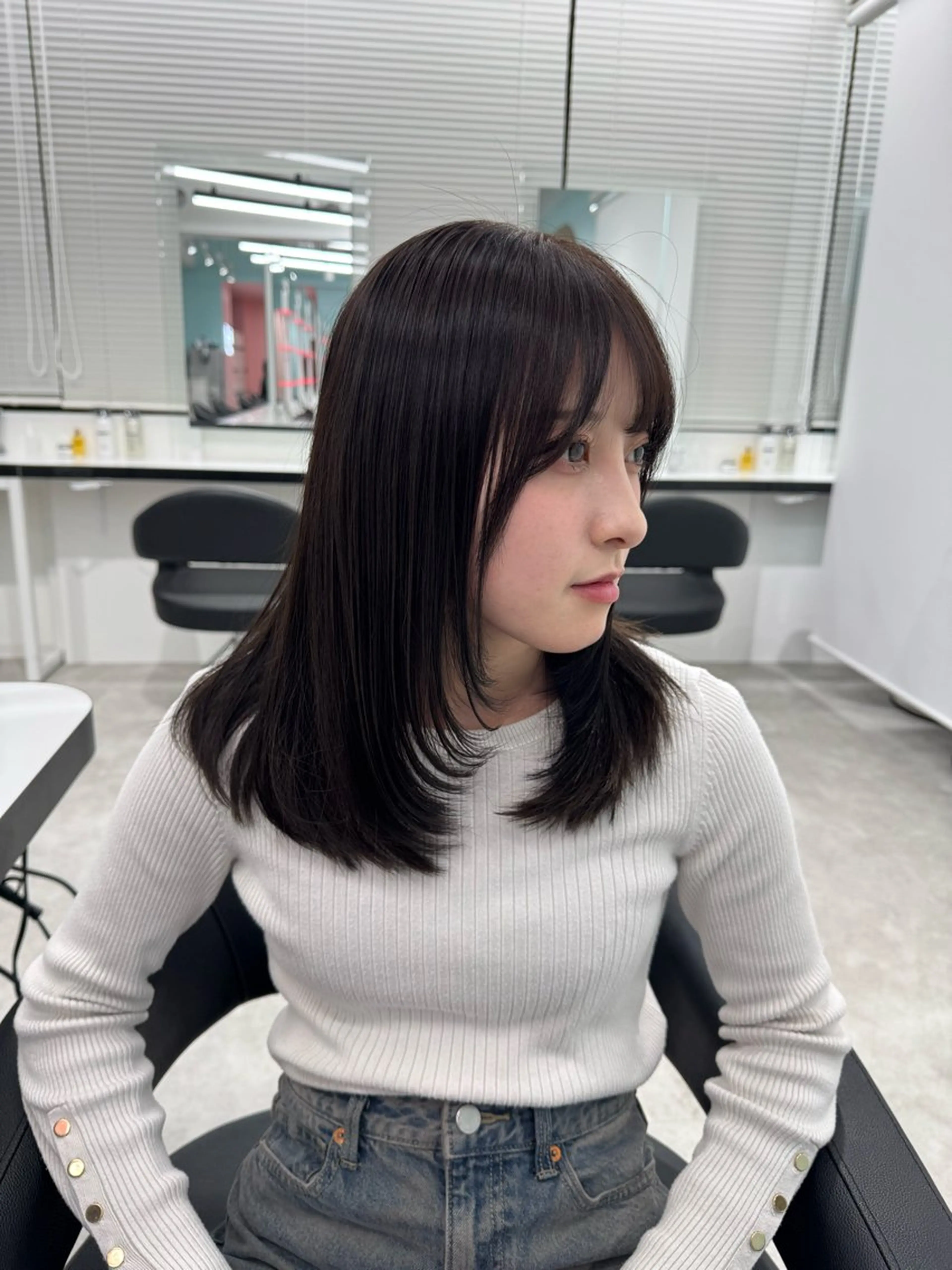 セミロング カット ⛄️レイヤー⛄透明感 ⛄️kyotaroのヘアスタイル