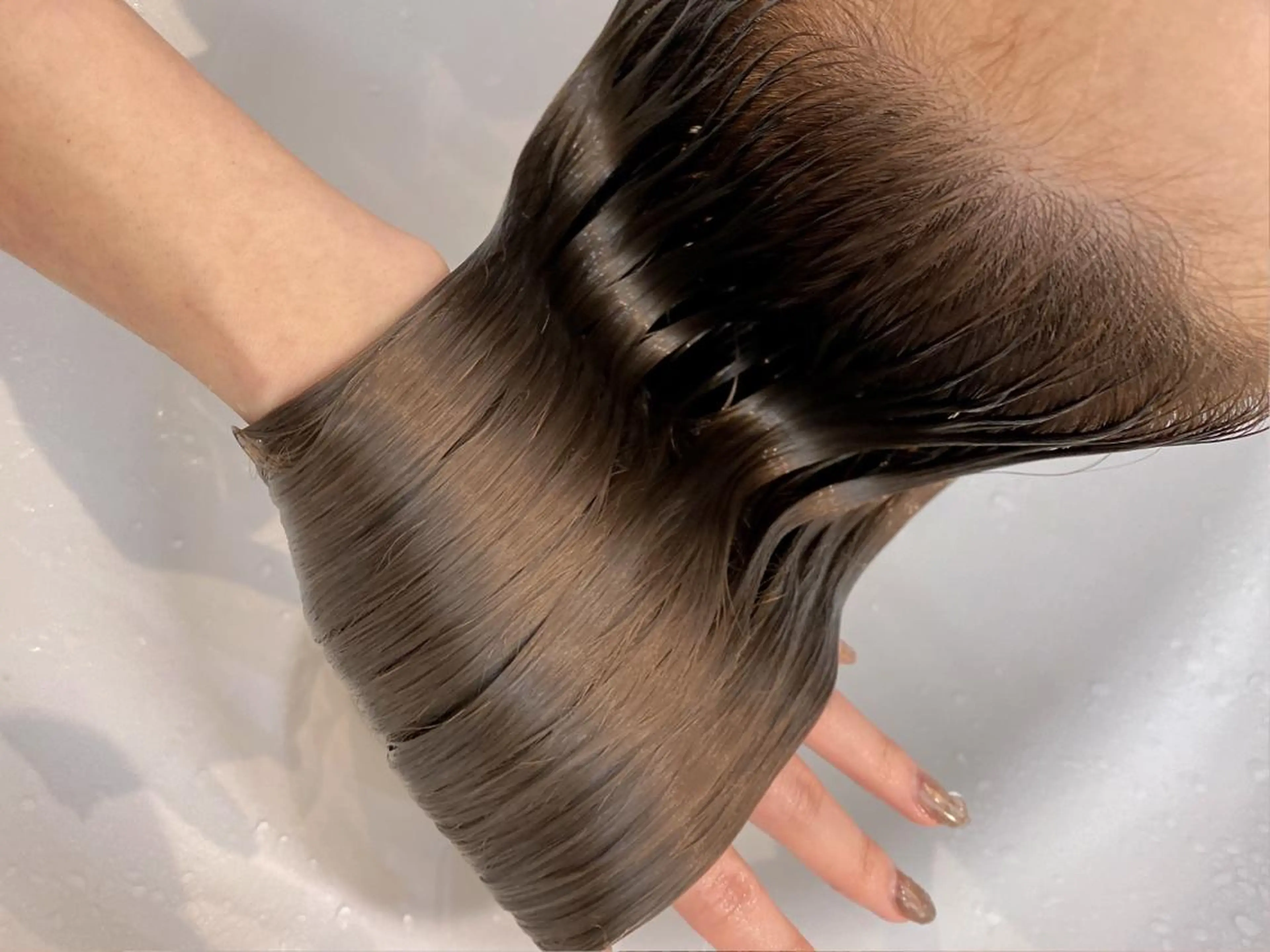 セミロング カラー ヘアアレンジ マツエク・マツパ アイブロウ ベージュカラー Noah's　Ark所属・透明感カラー🫧ヘア セット🫧松本菜月の眉毛・アイブロウイメージ