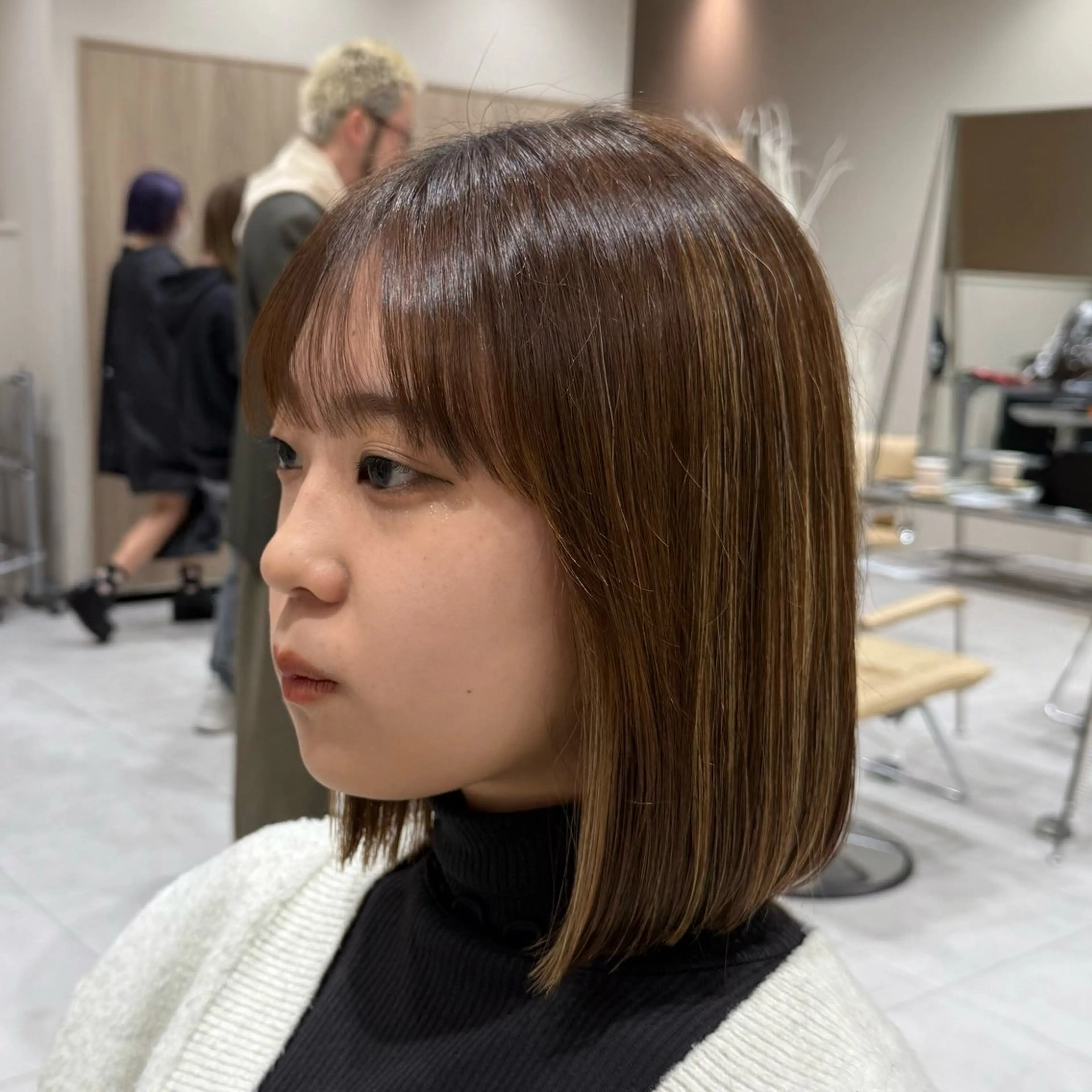 ショート カット トリートメント 韓国レイヤー｜ 透明感カラー｜ココナのヘアスタイル