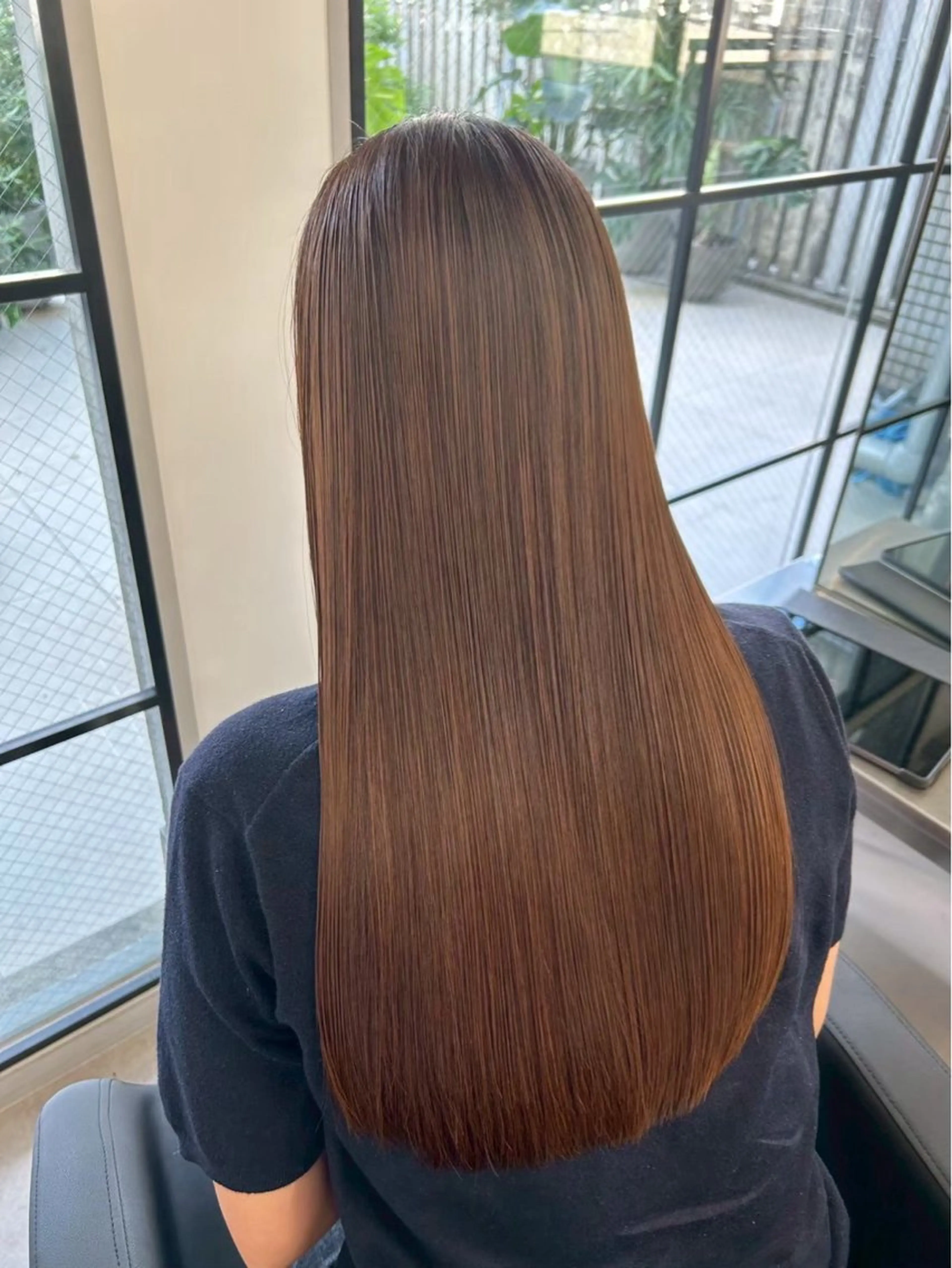 ロング カラー ヘアカラー トリートメント 透明感カラーWカラー ユウゴのヘアスタイル