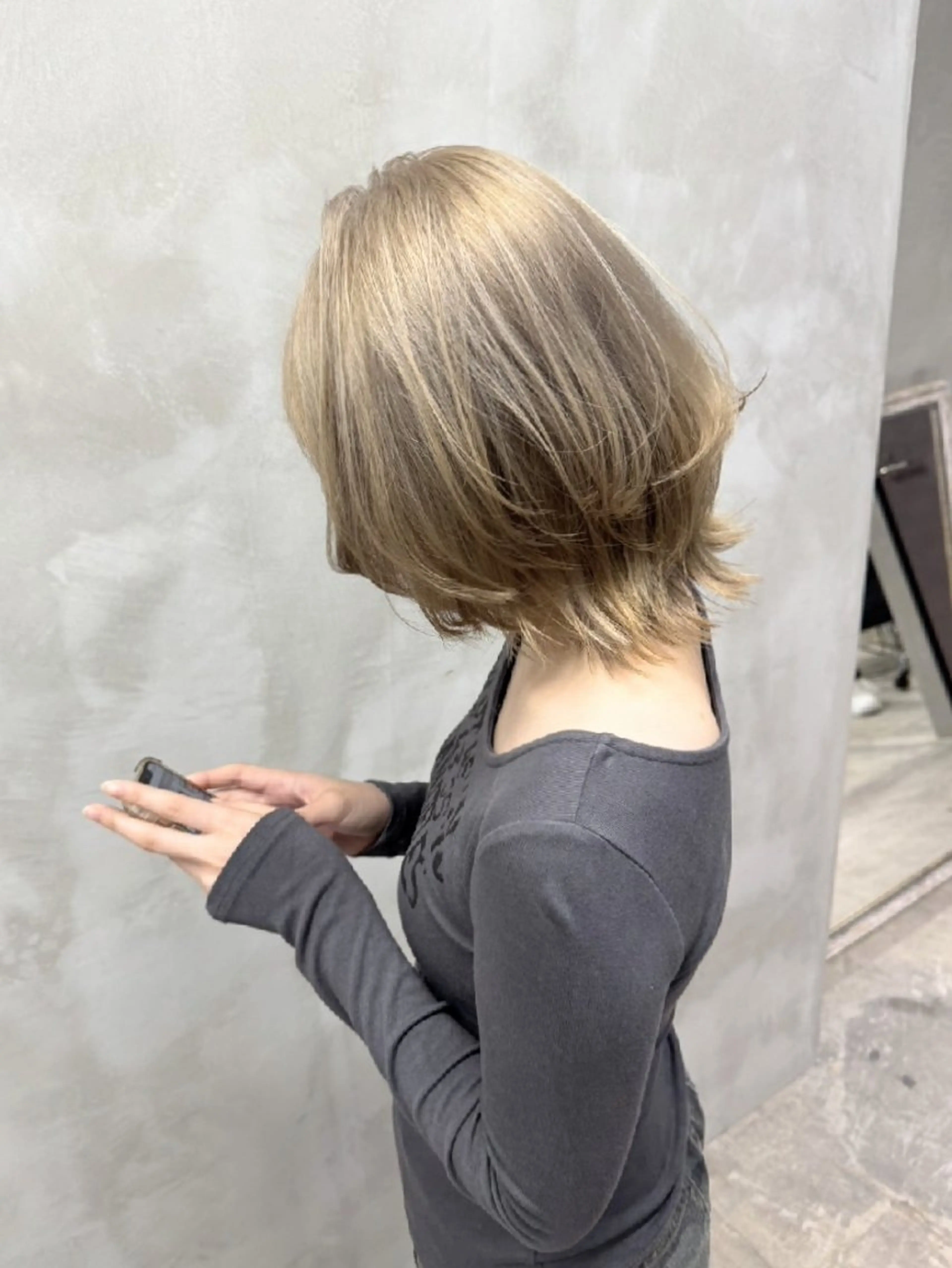 ミディアム カラー ヘアカラー トリートメント ヘッドスパ 鳥取のなんでも美容師 松井たかゆきのヘアスタイル