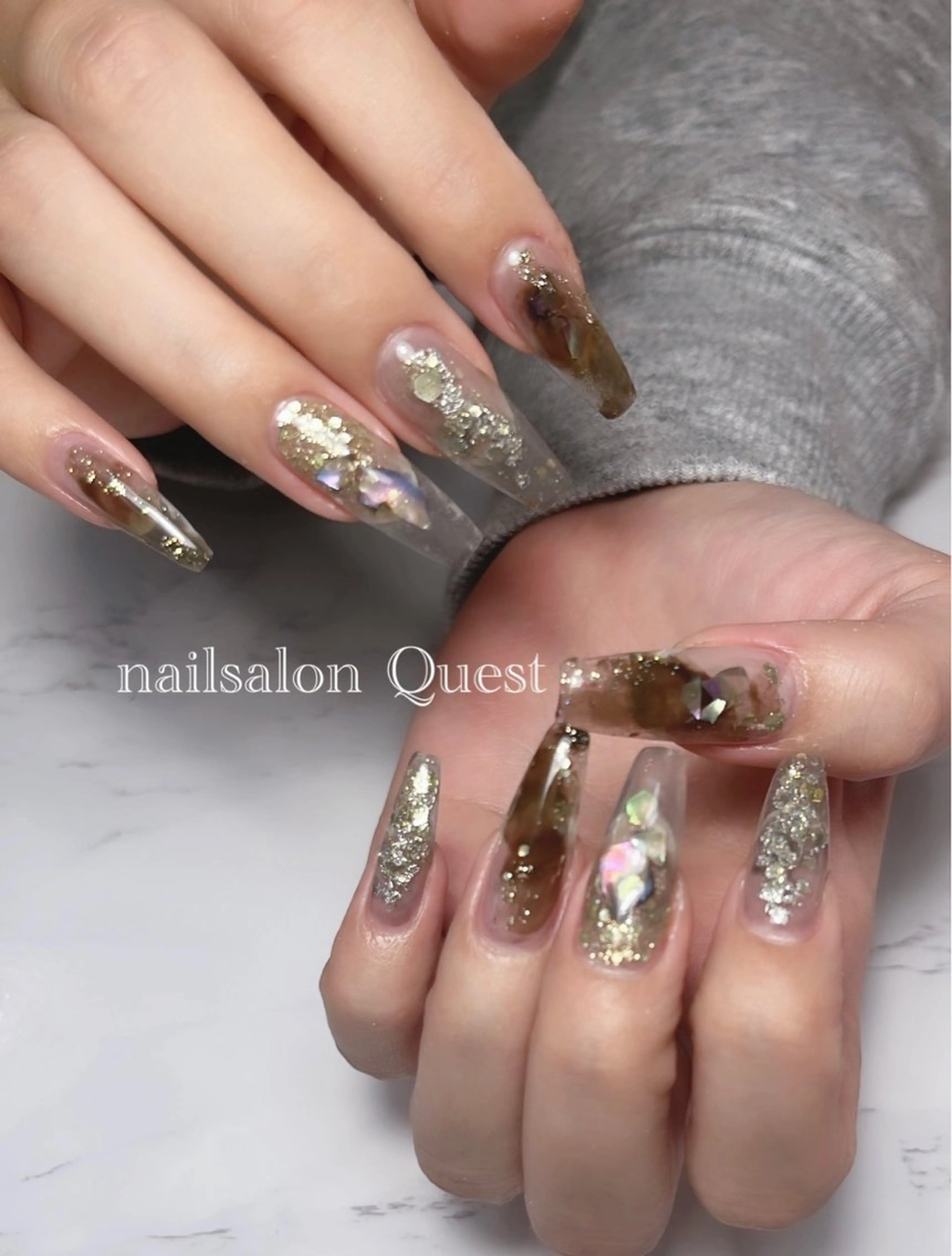 ネイル ニュアンスネイル ハンドネイル nailsalon Questのネイルデザイン