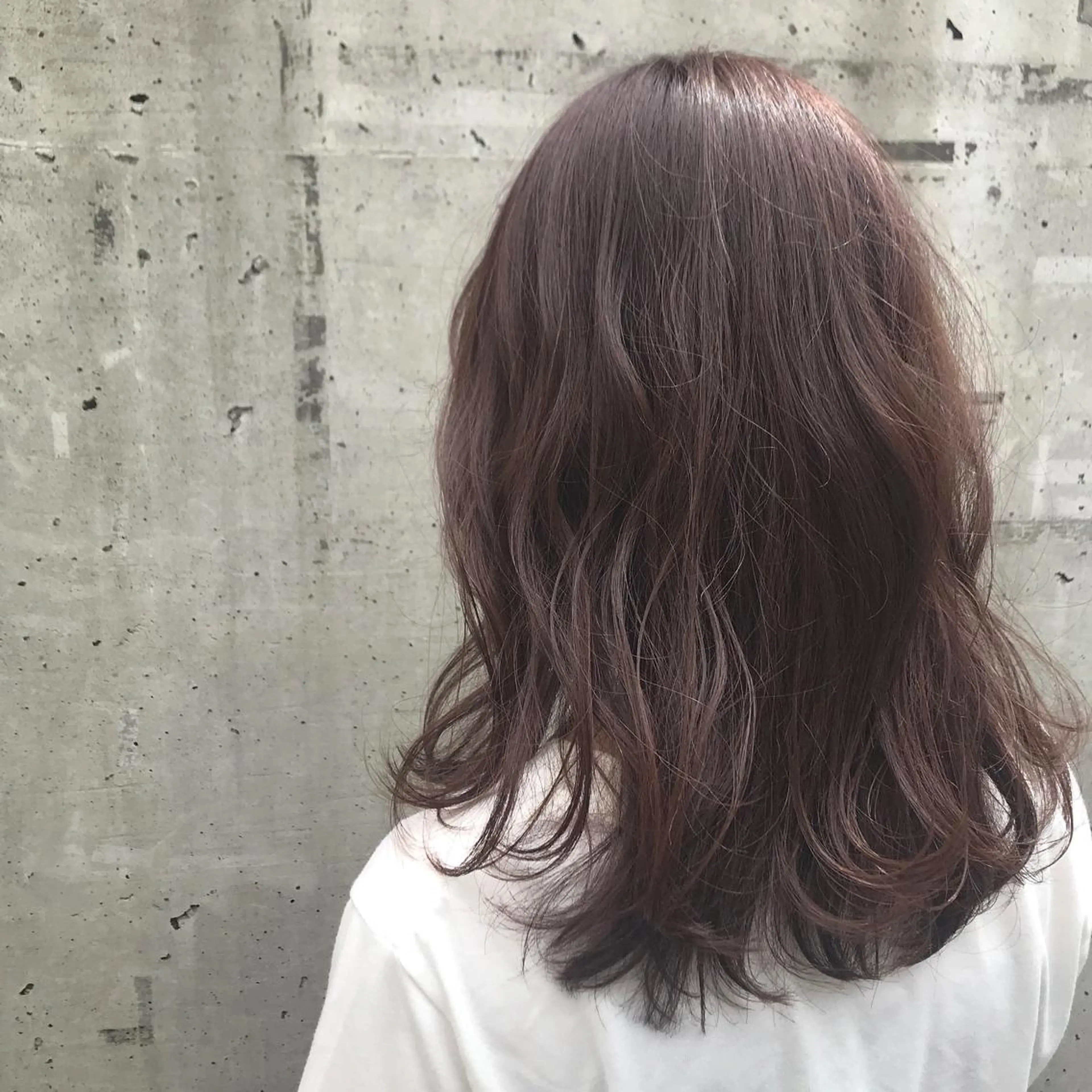 ロング カラー ベージュカラー ピンクカラー ピンクベージュ emme エミィ/立川のヘアスタイル