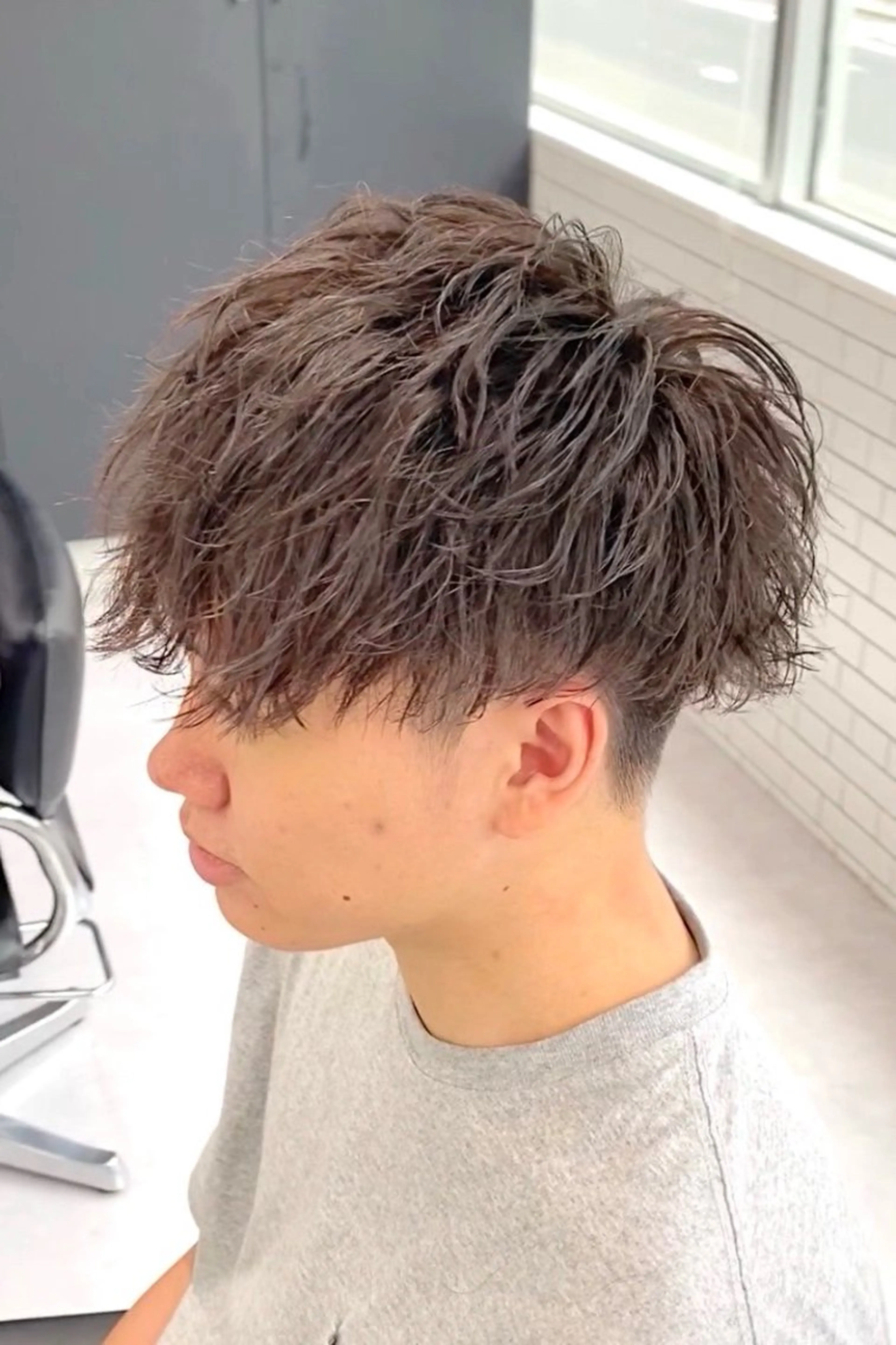 ショート パーマ カット パーマ トリートメント 曲がる縮毛矯正 心斎橋/本町　あつやのヘアスタイル