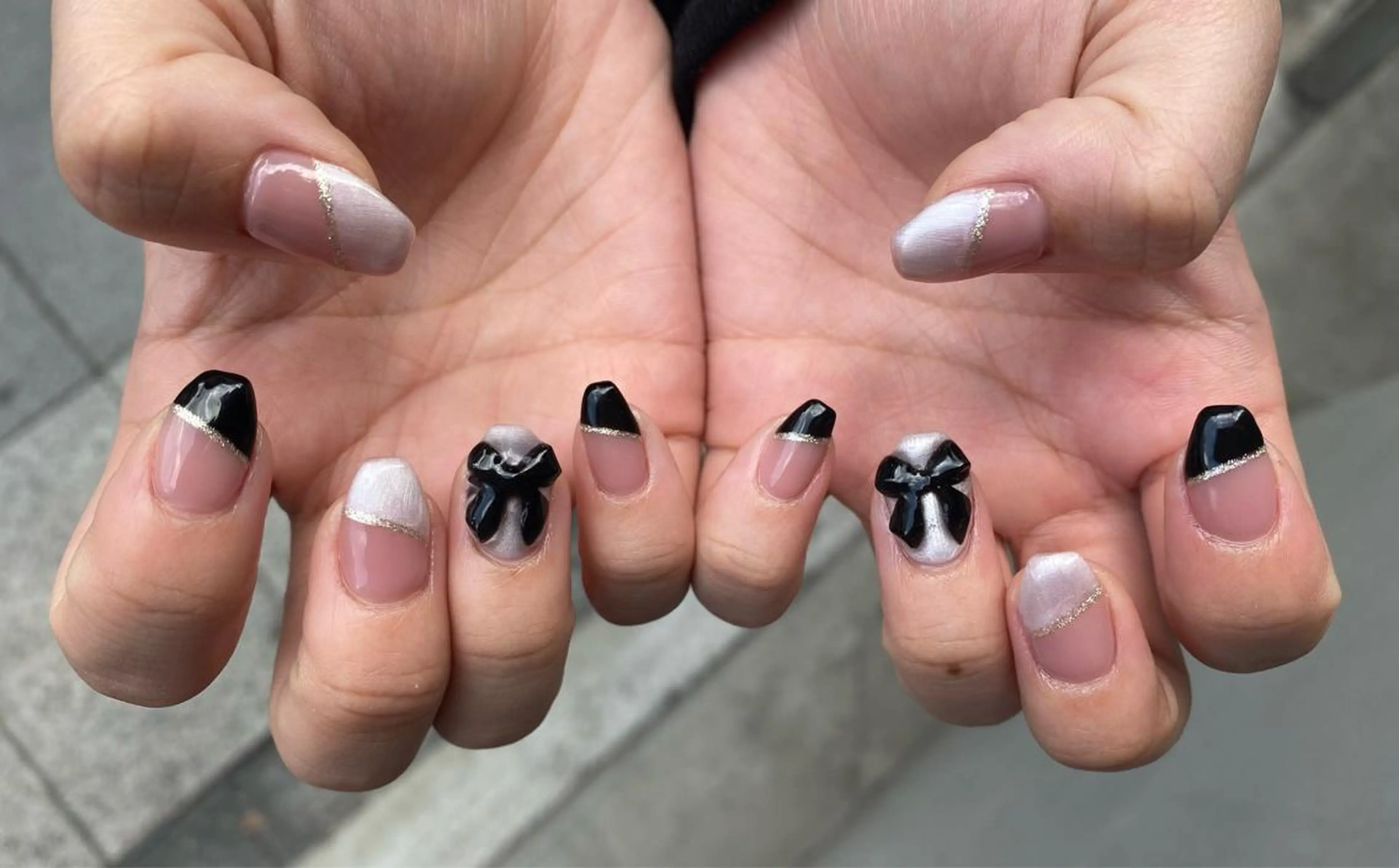 ネイル 韓国ネイル ハンドネイル Zir nail所属・zir nail💙 shikakuraのネイルデザイン