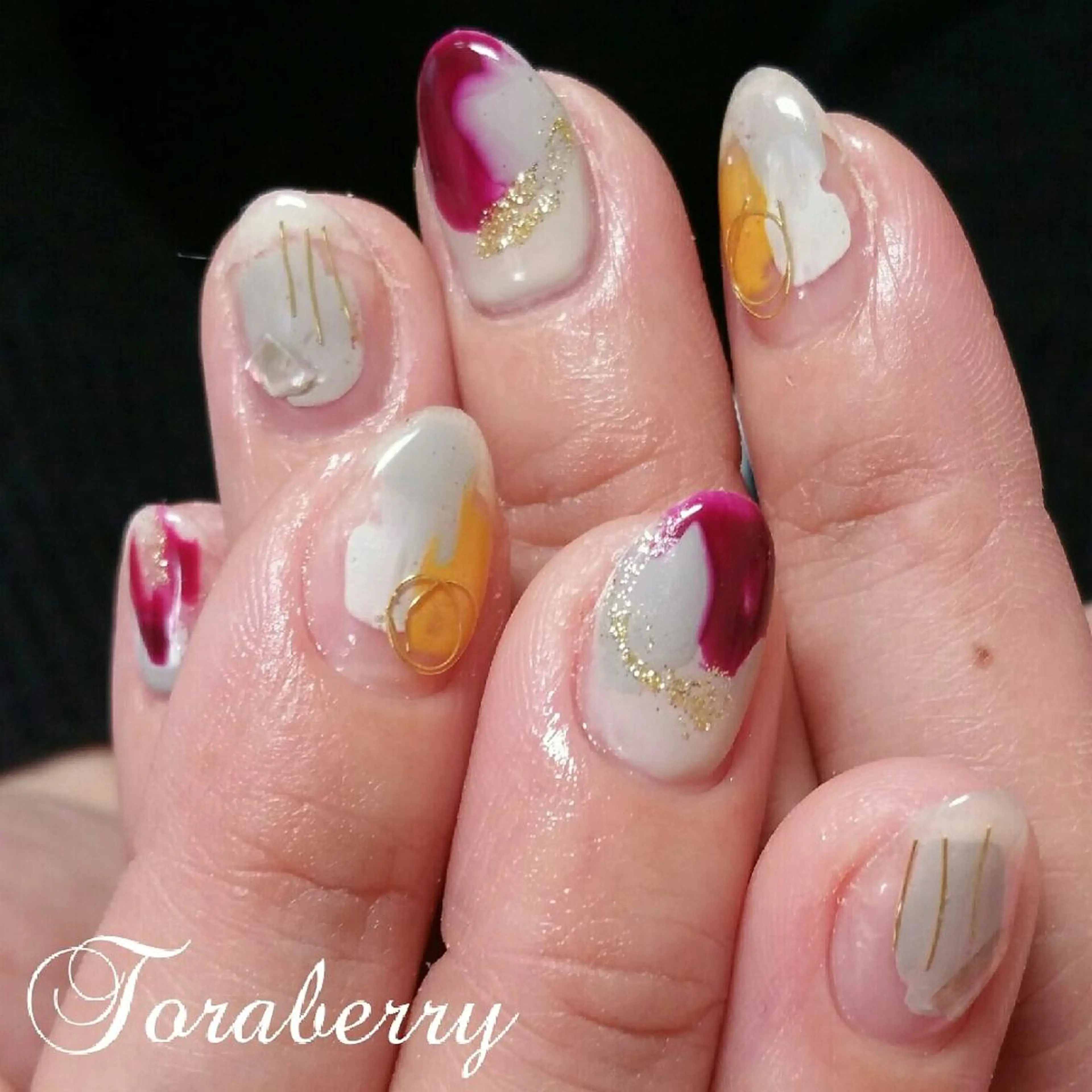 ネイル 持ち込み ニュアンスネイル ネイリスト なつみのネイルデザイン