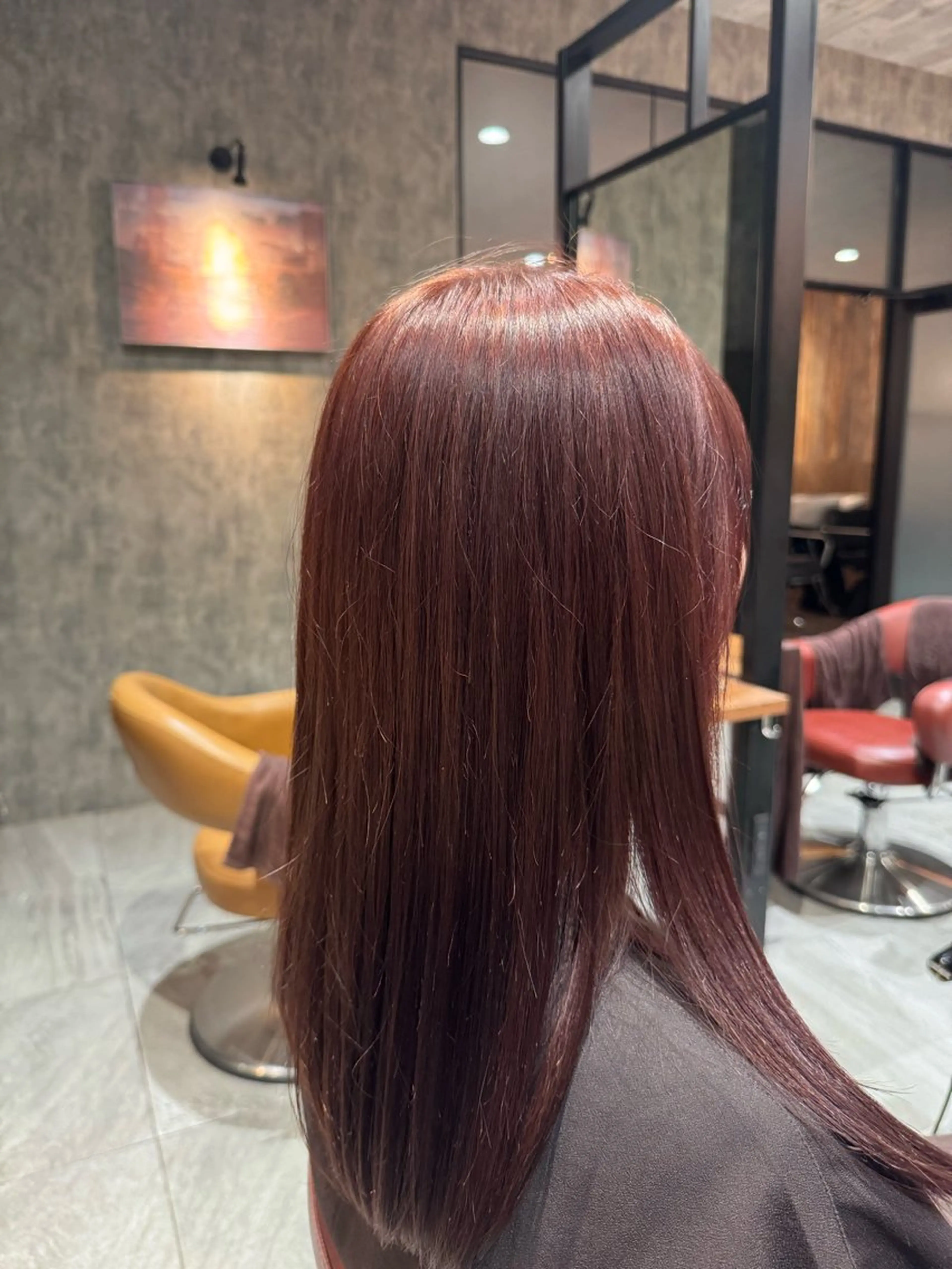 ミディアム ヘアカラー earth中野山 村松　和磨のヘアスタイル