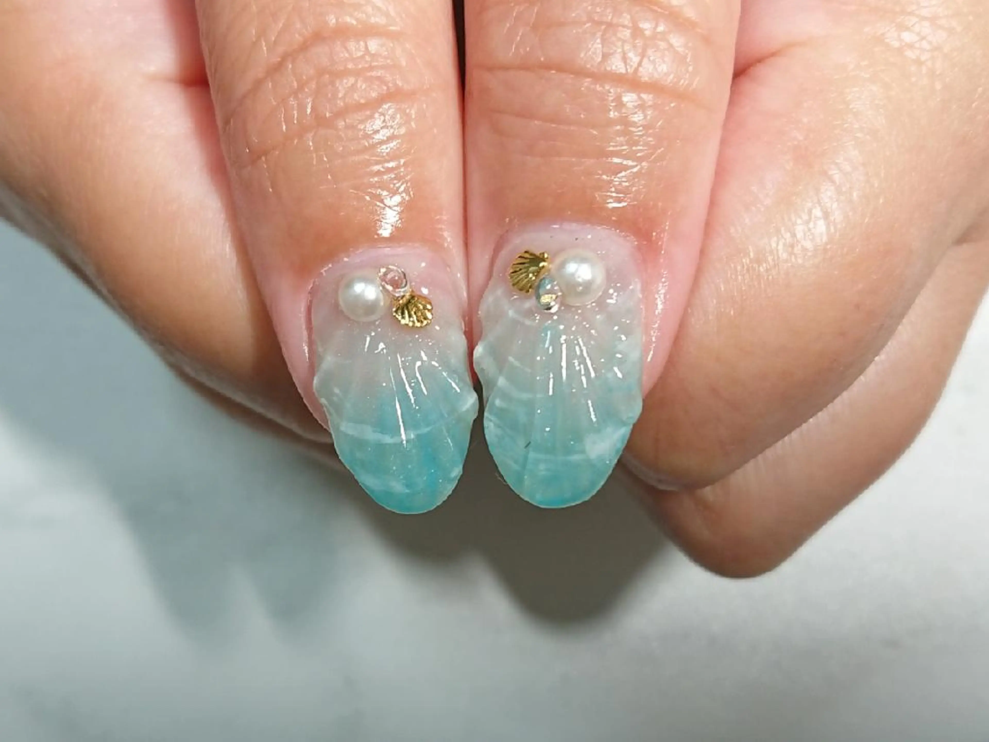ネイル ハンドネイル shellnail さなえのネイルデザイン