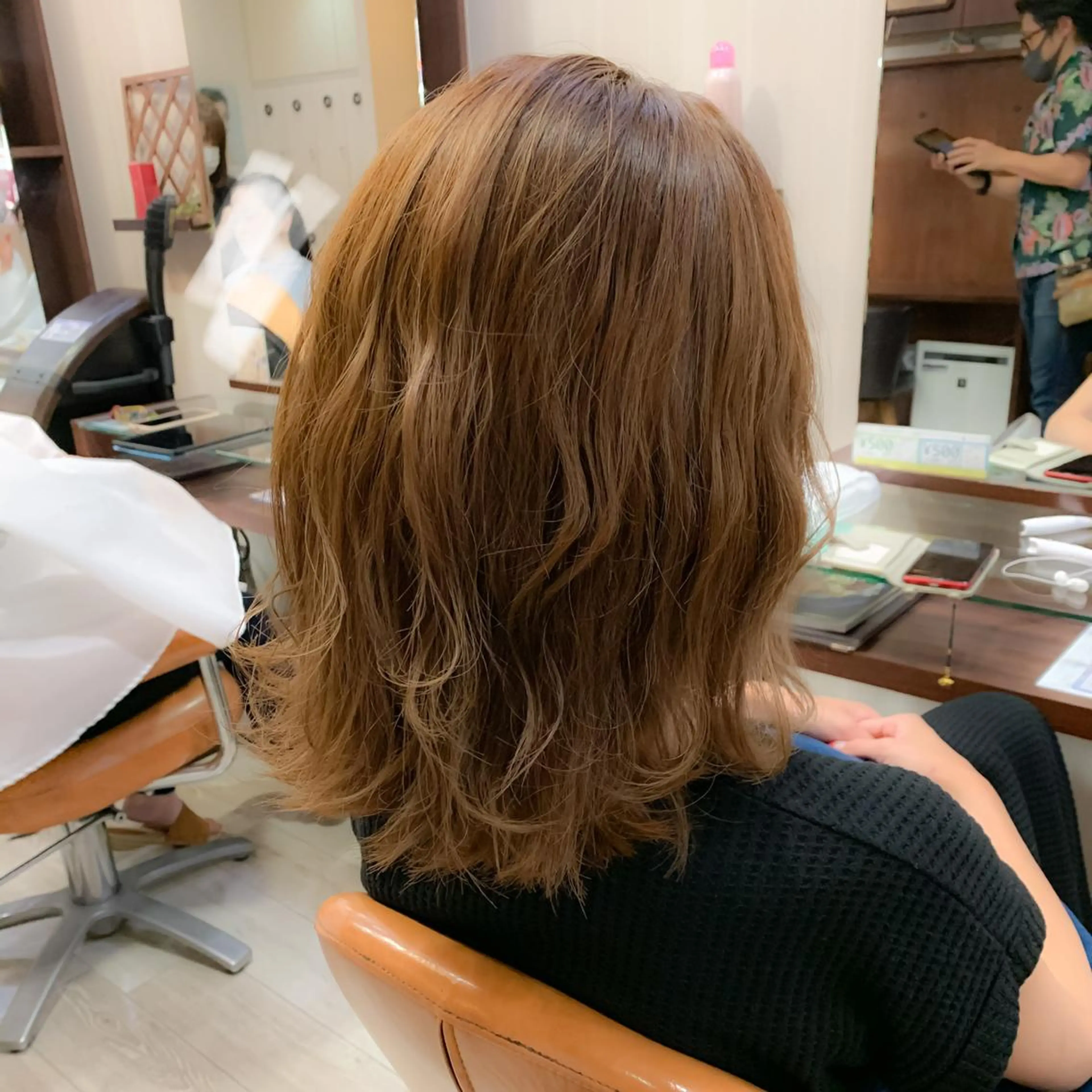 セミロング 中川 湖稀のヘアスタイル
