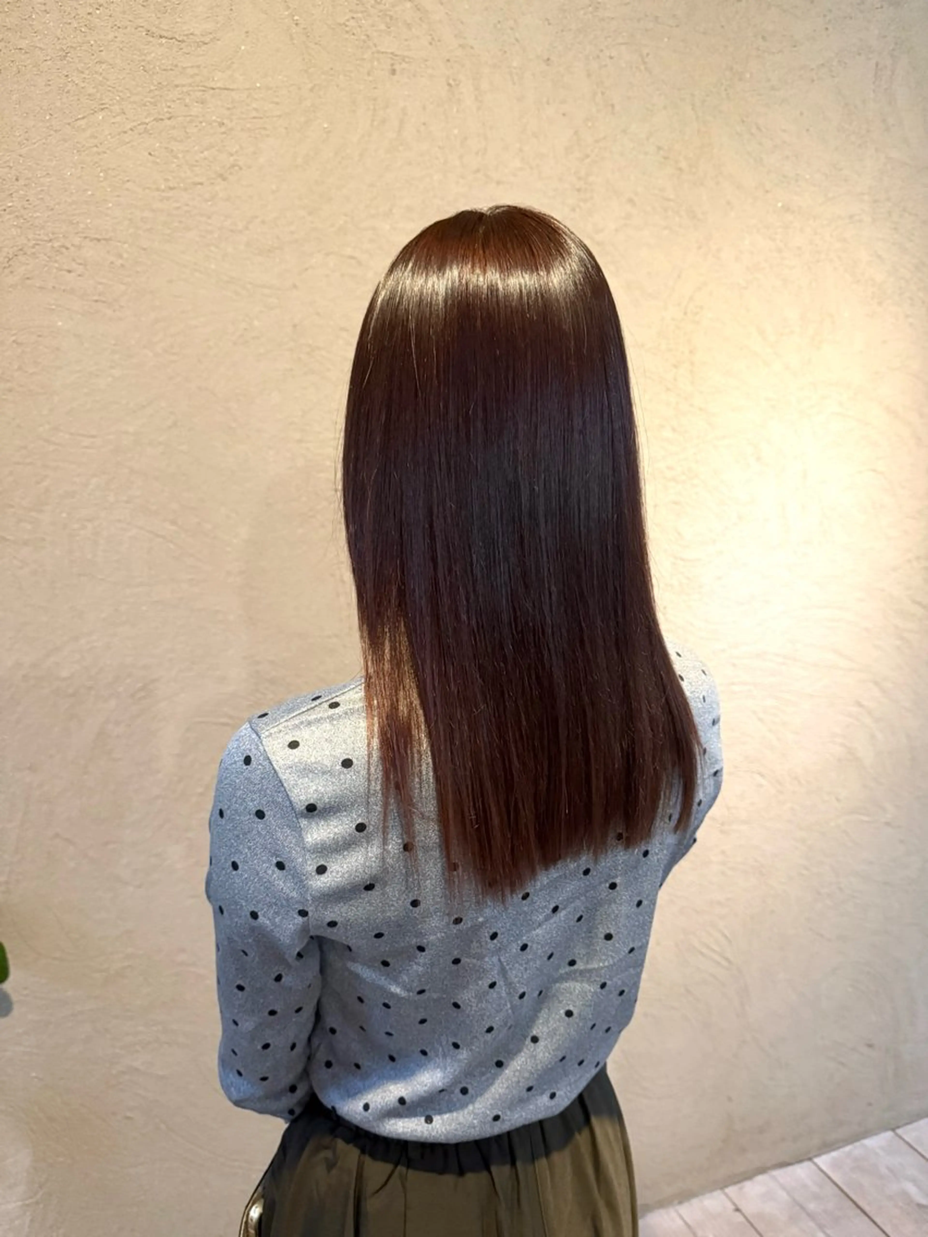 セミロング ヘアカラー トリートメント うる艶/髪質改善/ 透明感カラー/toaのヘアスタイル