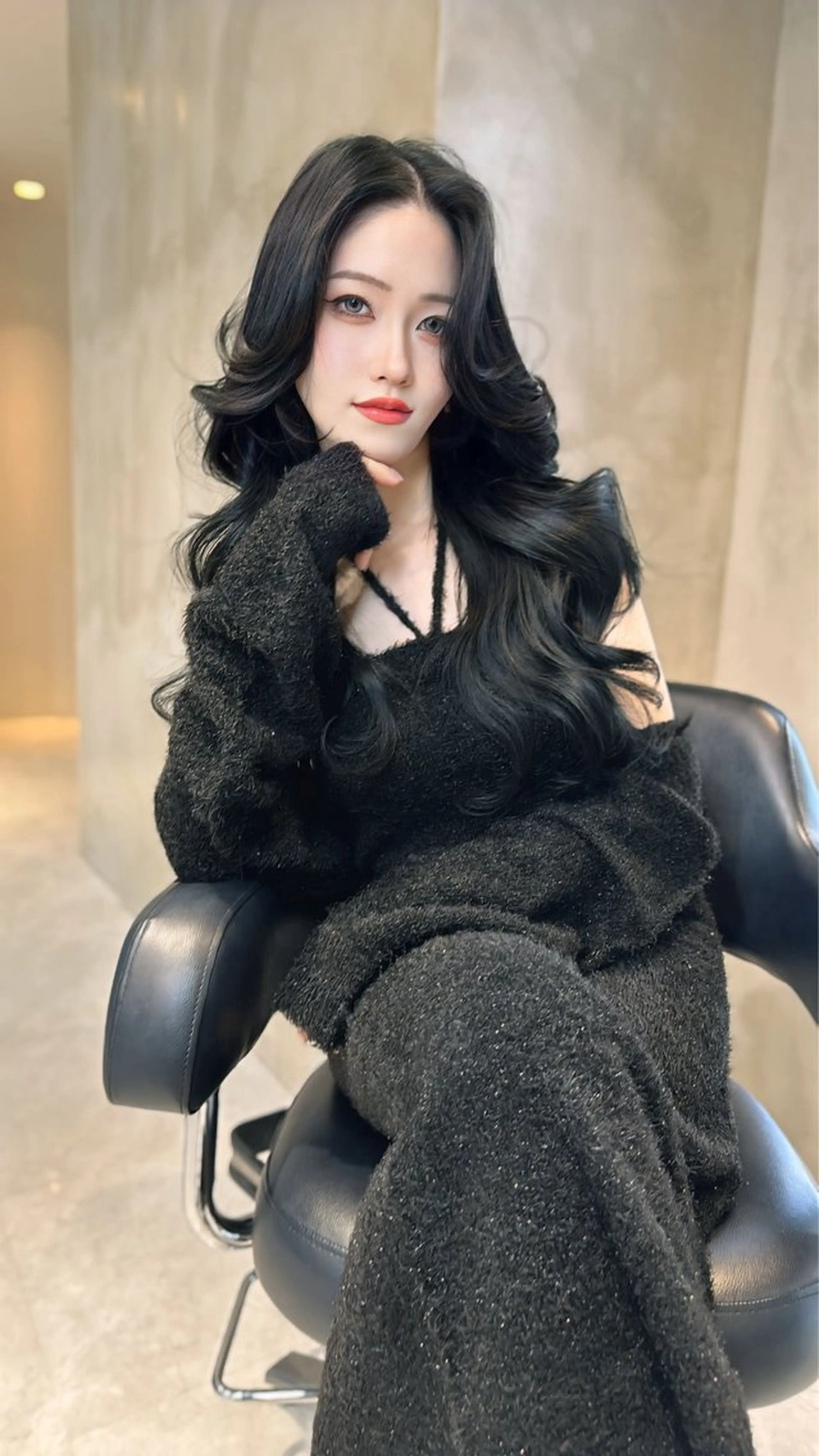 ロング カット ヘアカラー 中韓🇨🇳🇰🇷 🤍TAKAHIROのヘアスタイル