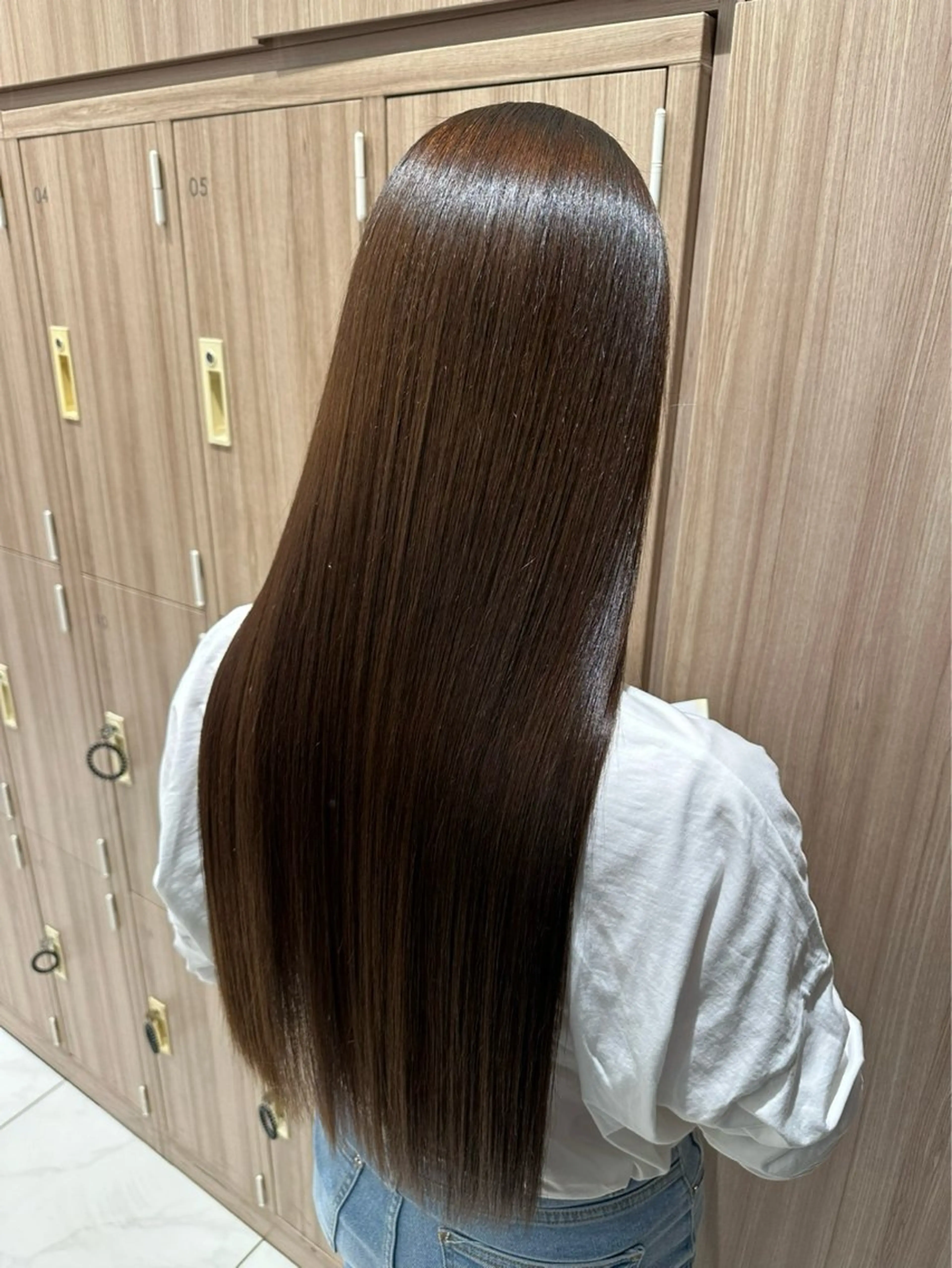 ロング カット 縮毛矯正 トリートメント 🫧🧚片山 理緒🧚🫧のヘアスタイル