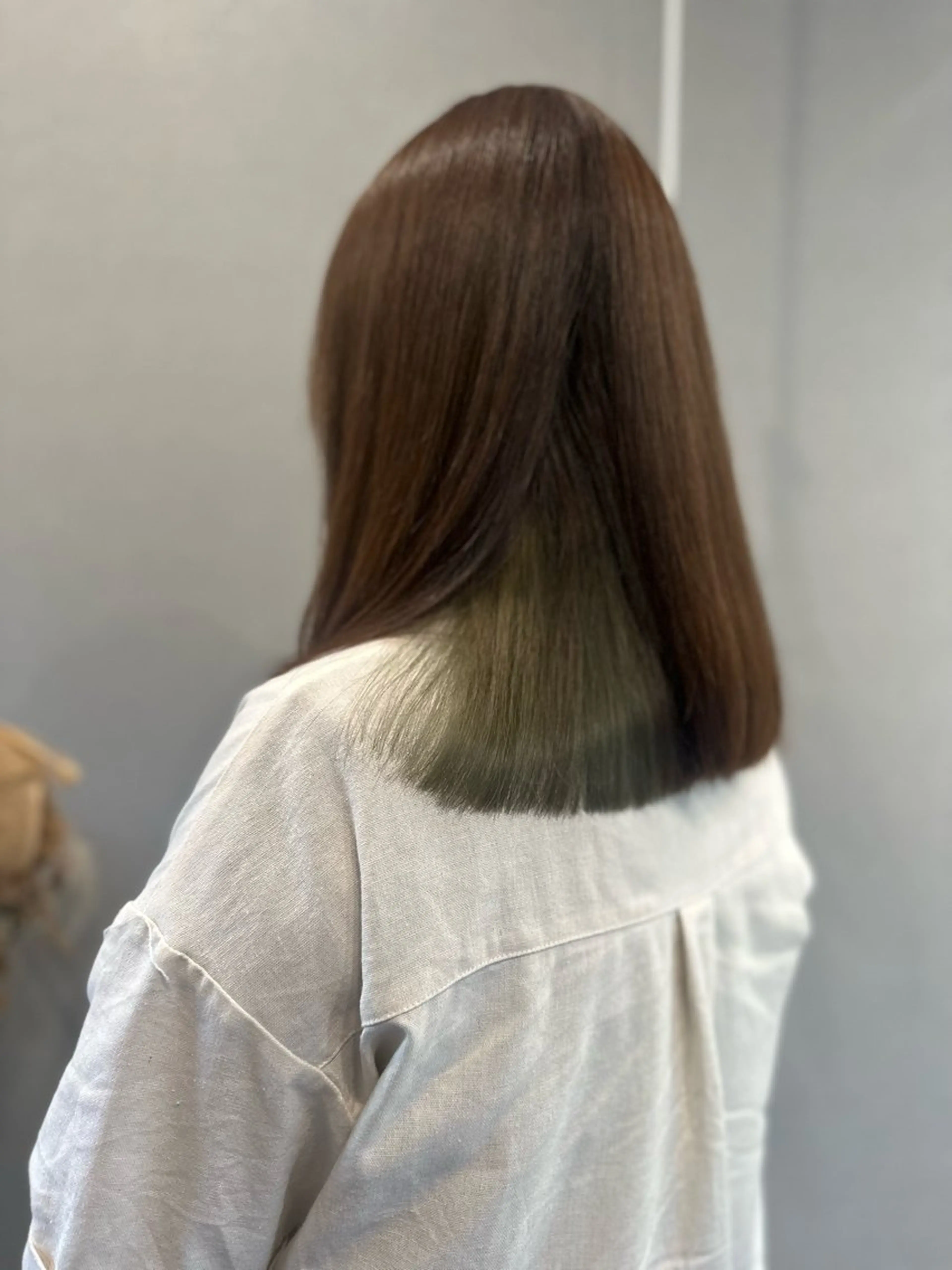 セミロング ヘアカラー K Harukaのヘアスタイル