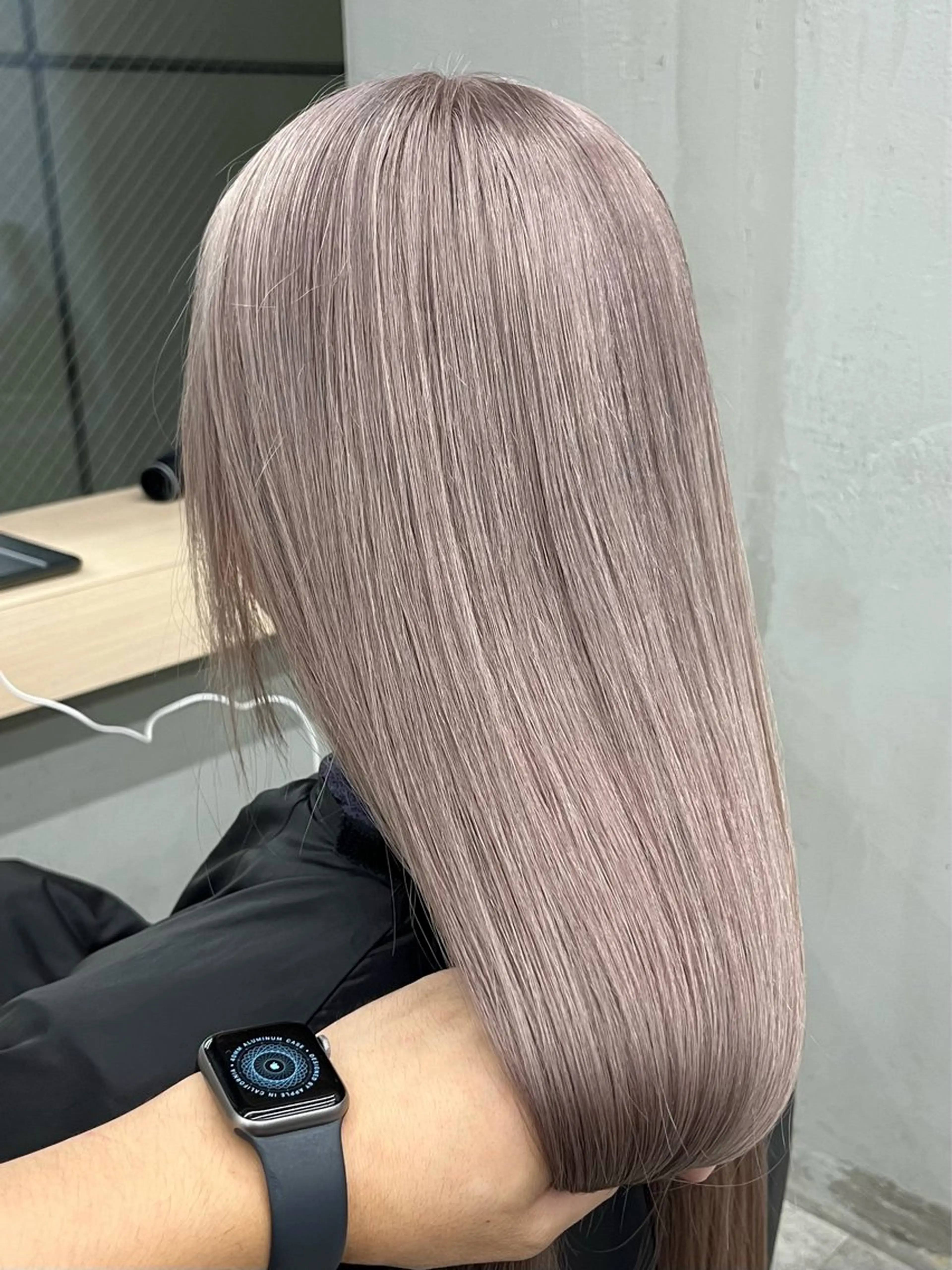 ロング ヘアカラー トリートメント ウルフ/レイヤー ⚡️ITSUKU⚡️のヘアスタイル