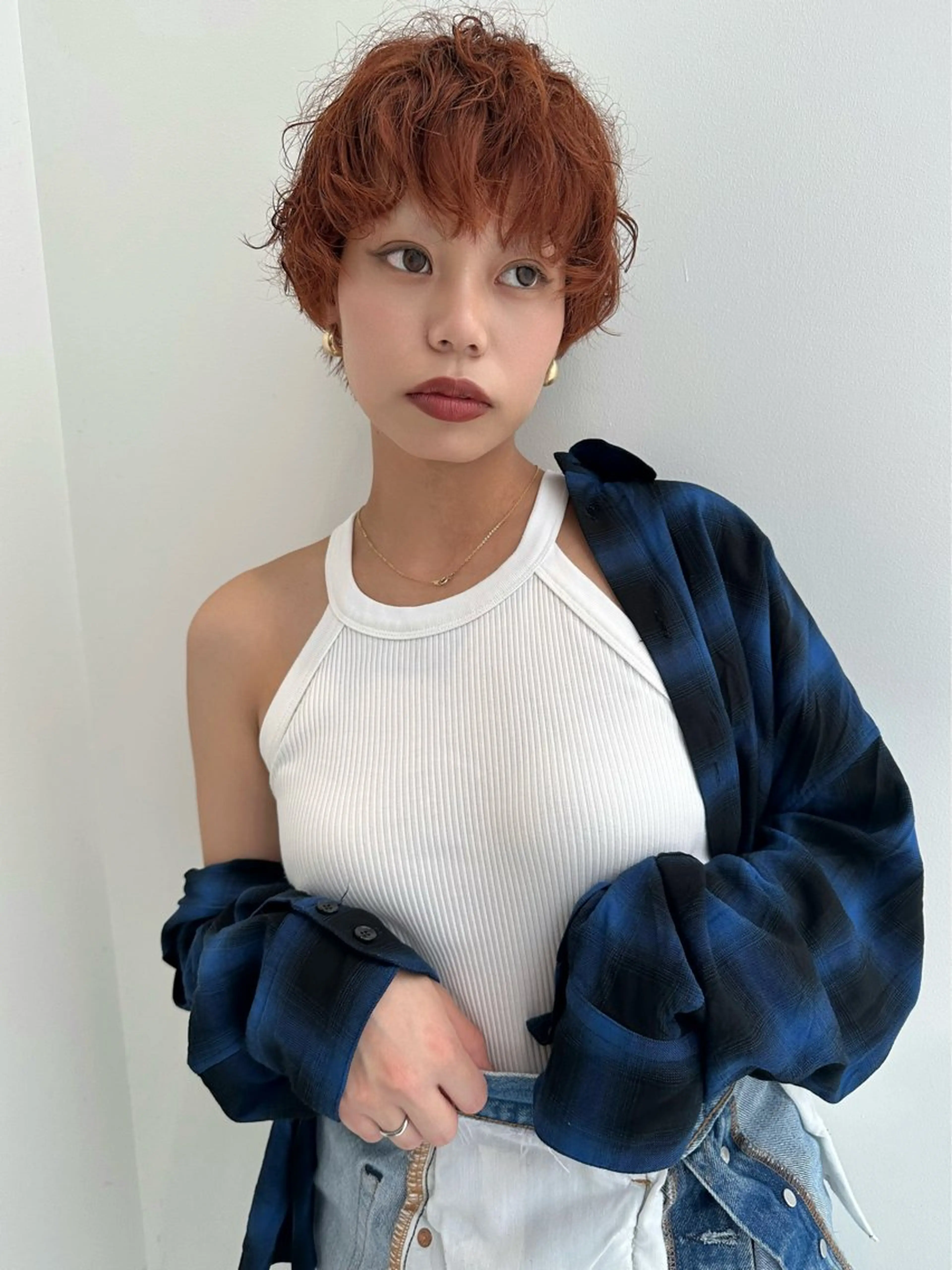 ショート パーマ 井上 翠月のヘアスタイル