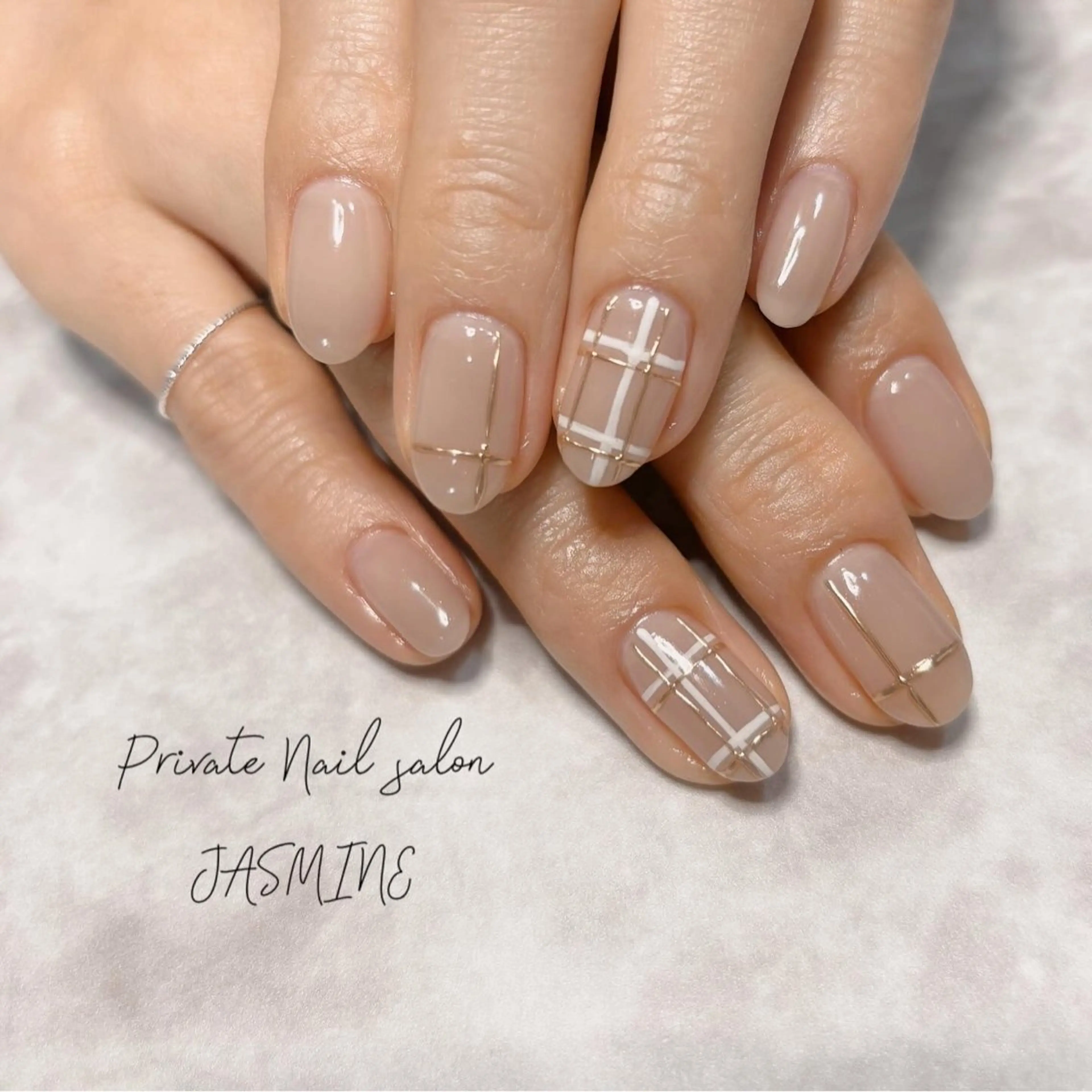 ネイル ミラーネイル Nail salon JASMINEのネイルデザイン