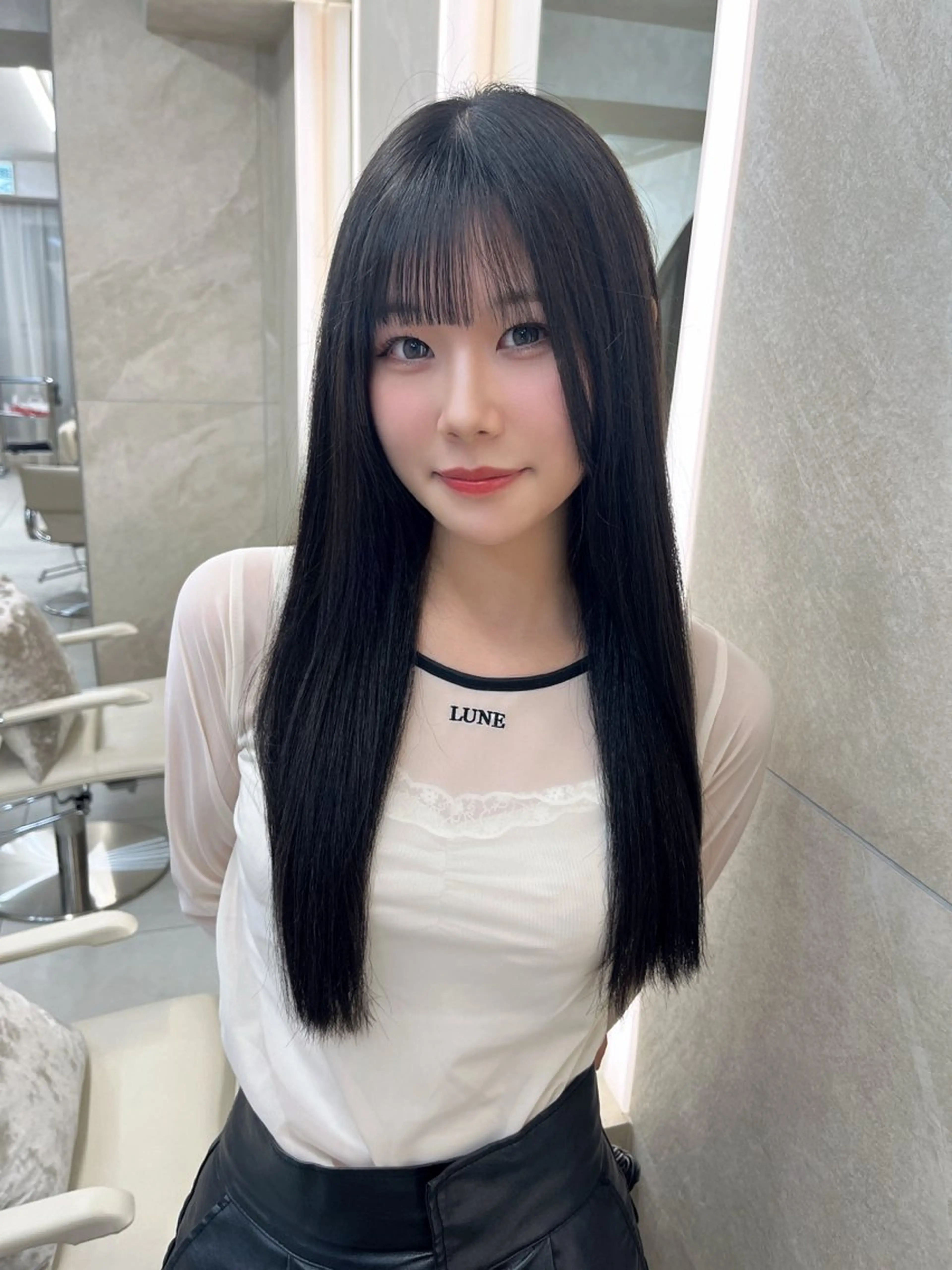 カラー れもん 名駅/透明感カラーのヘアスタイル