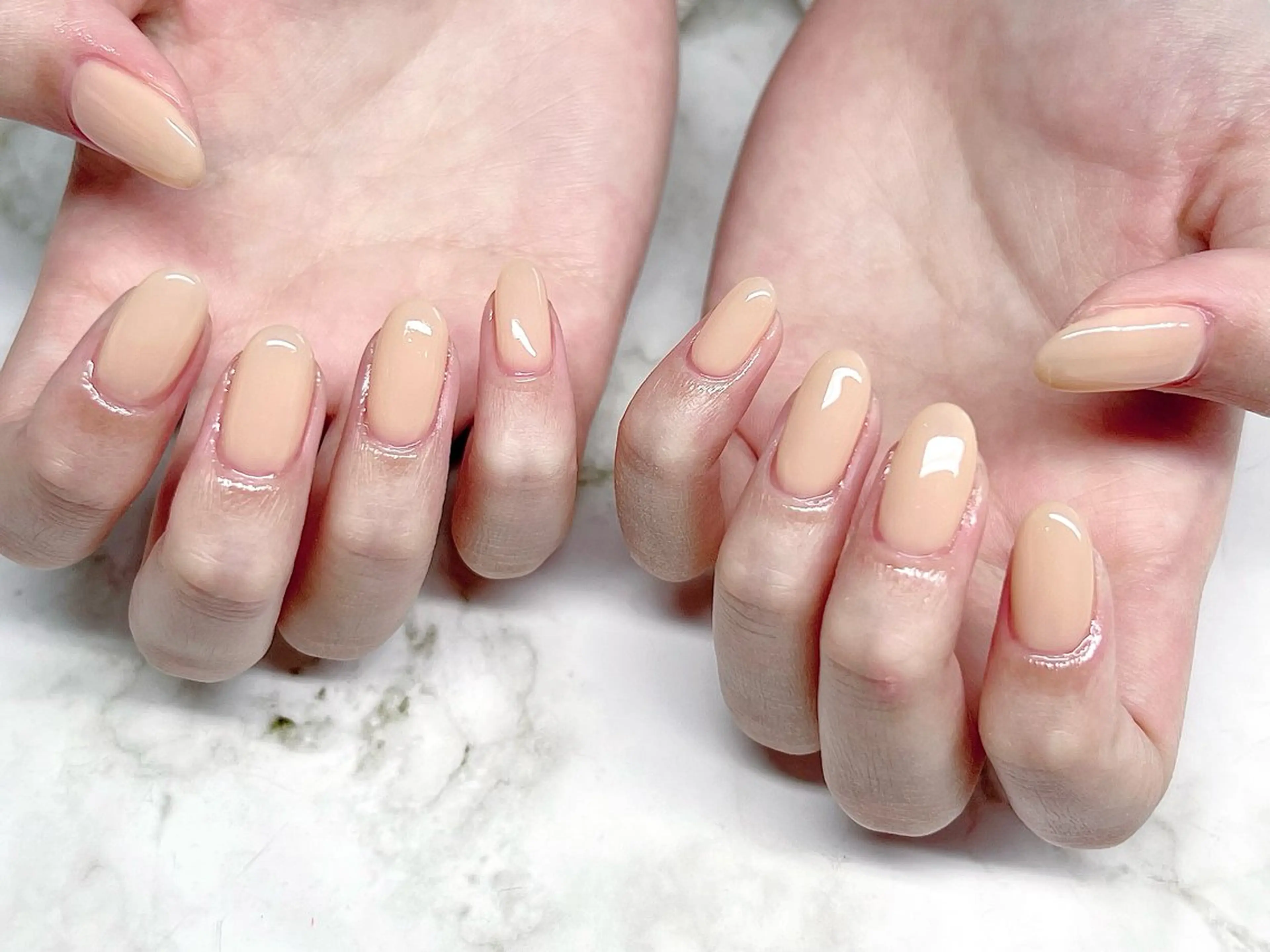 ネイル ワンカラーネイル ハンドネイル NailSalon MAHINAのネイルデザイン