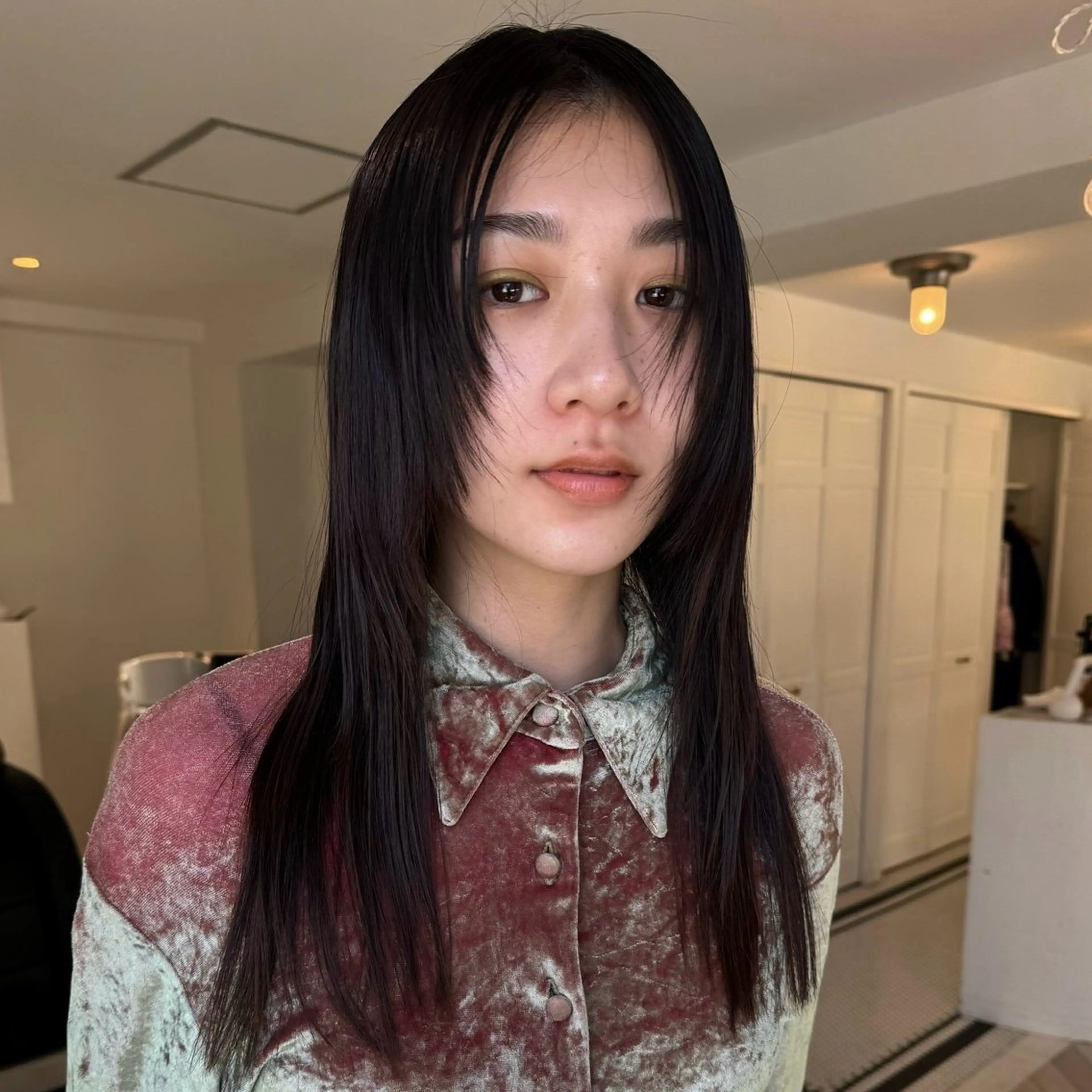 カラー ヘアカラー 升方 楓のヘアスタイル