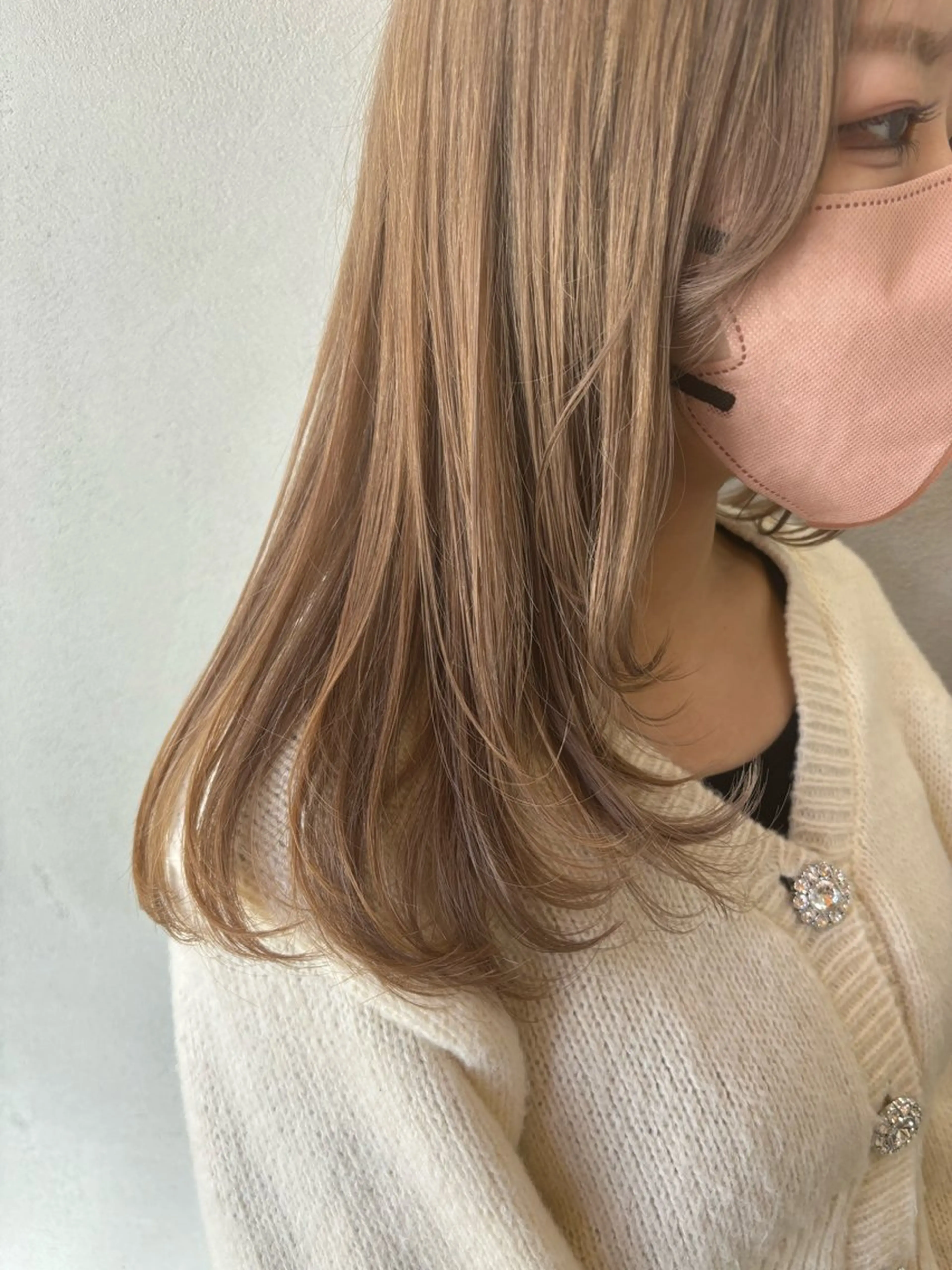 ミディアム カラー カット ヘアカラー トリートメント mono / Manatoのヘアスタイル