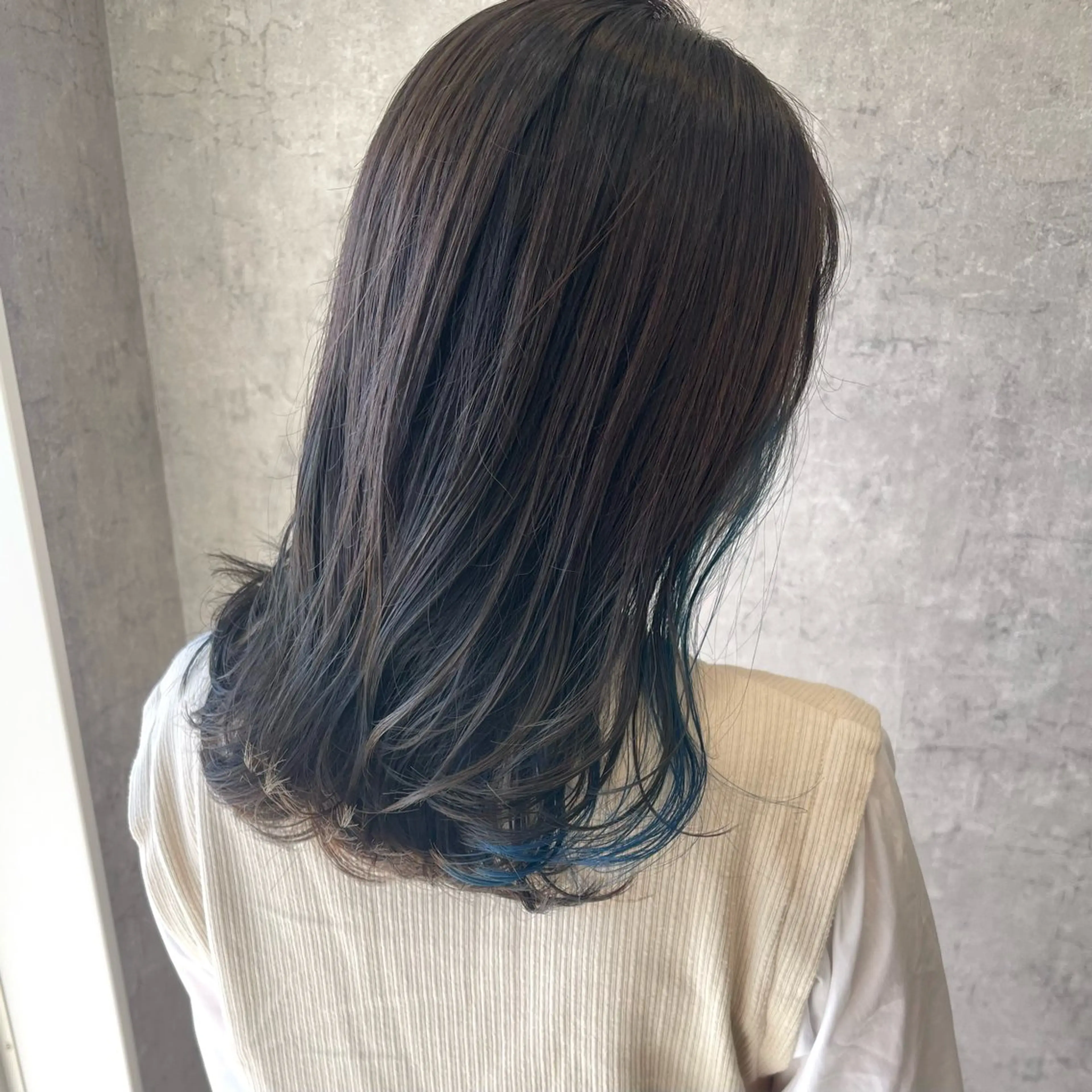 セミロング カラー ヘアアレンジ カット ヘアカラー トリートメント merci.所属・🌻まさの あいり🌻のヘアスタイル